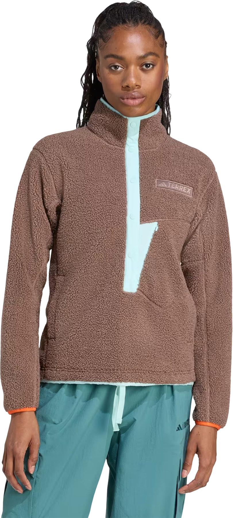 Product gallery image number 5 for product Terrex Xploric High Pile Fleece Pullover Sweatshirt - Women's