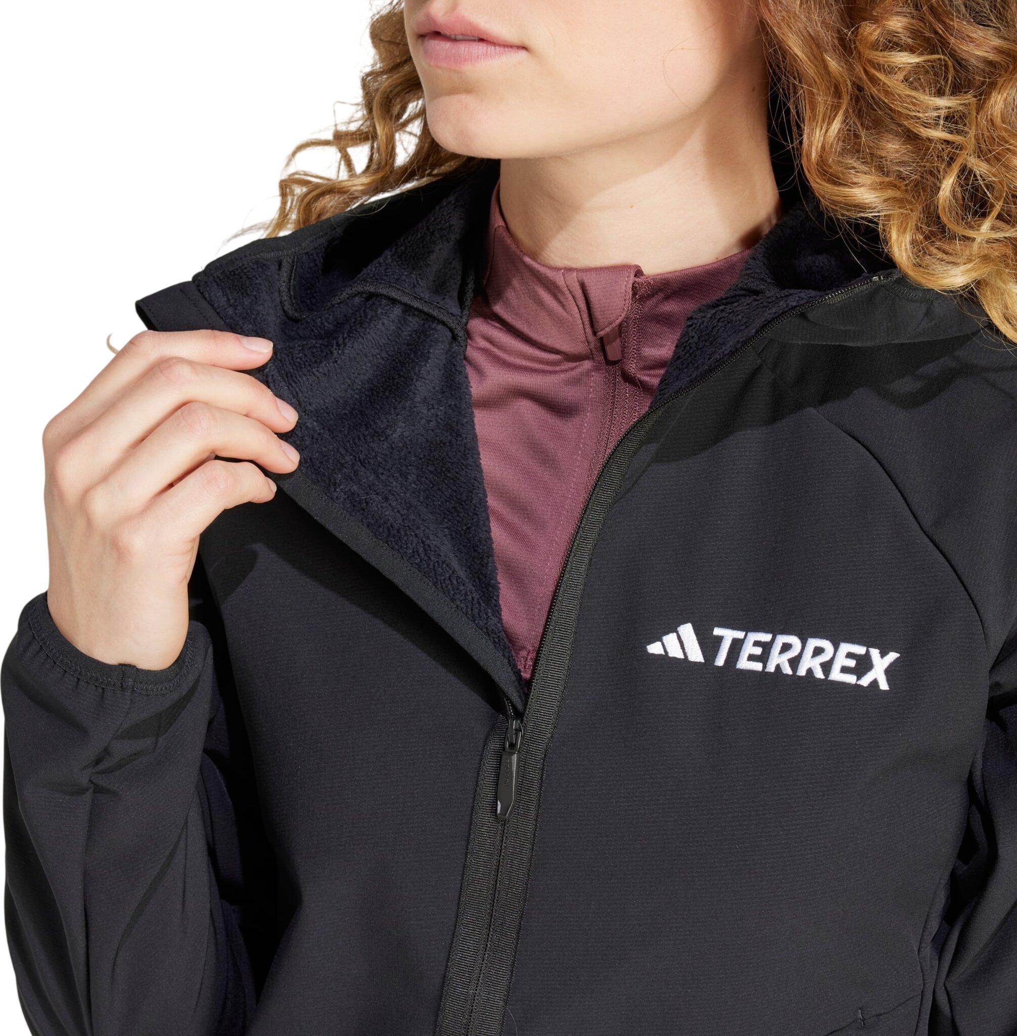 Product gallery image number 4 for product Terrex Xperior Softshell Fleece Hooded Jacket - Women's