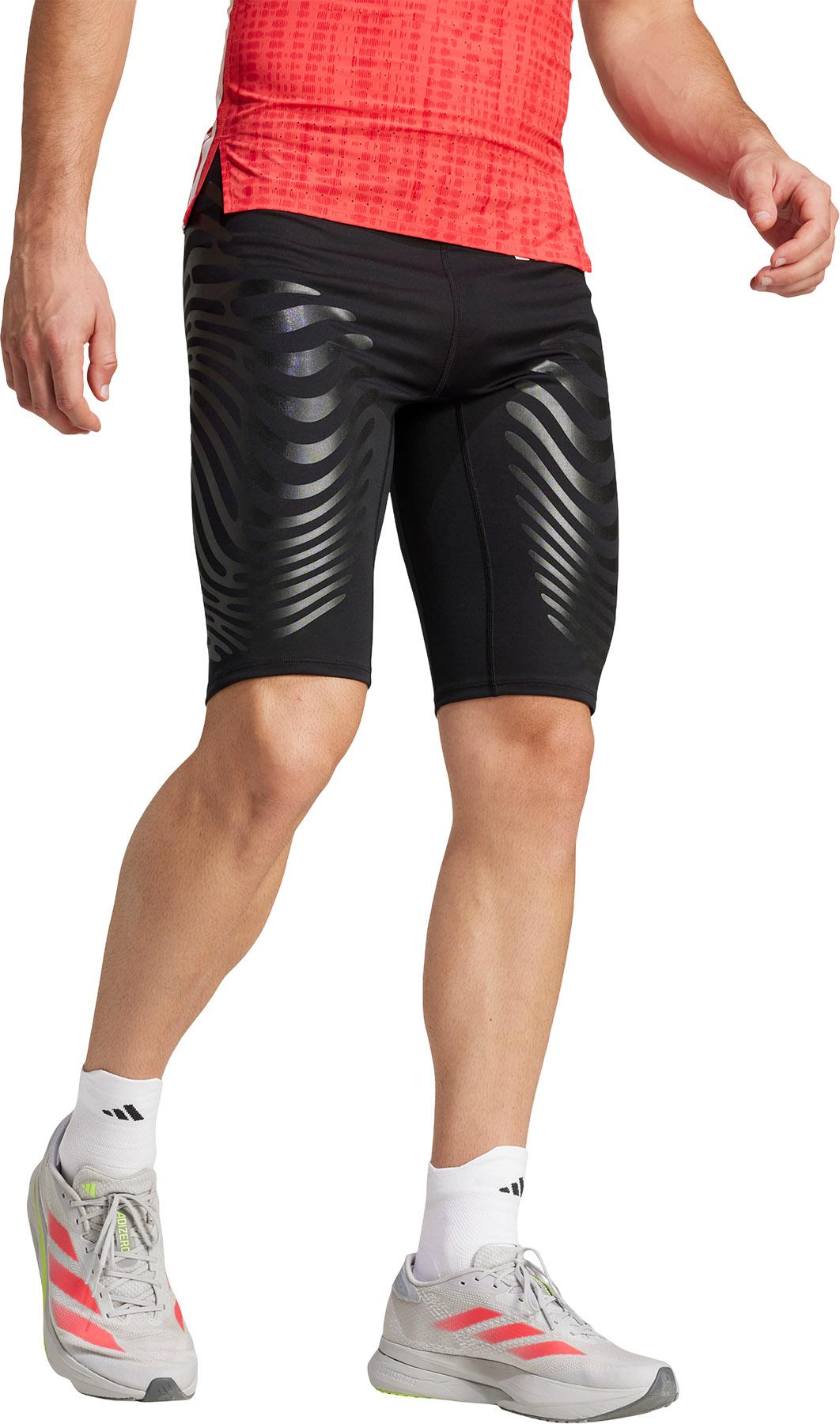 Product gallery image number 4 for product Adizero Control Running Short Leggings - Men's