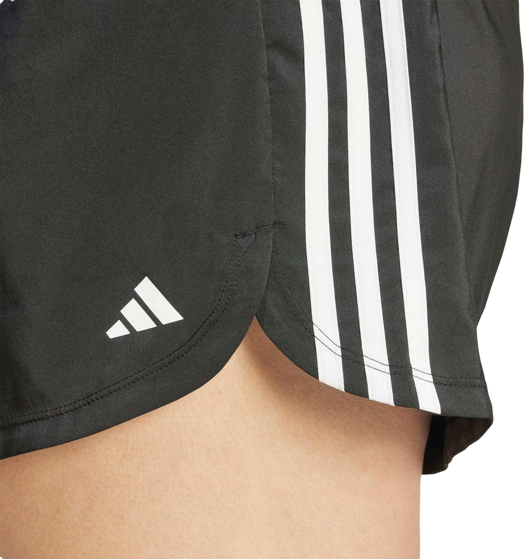 Product gallery image number 4 for product Pacer Training 3-Stripes Plus Size High-Rise Woven Shorts - Women's