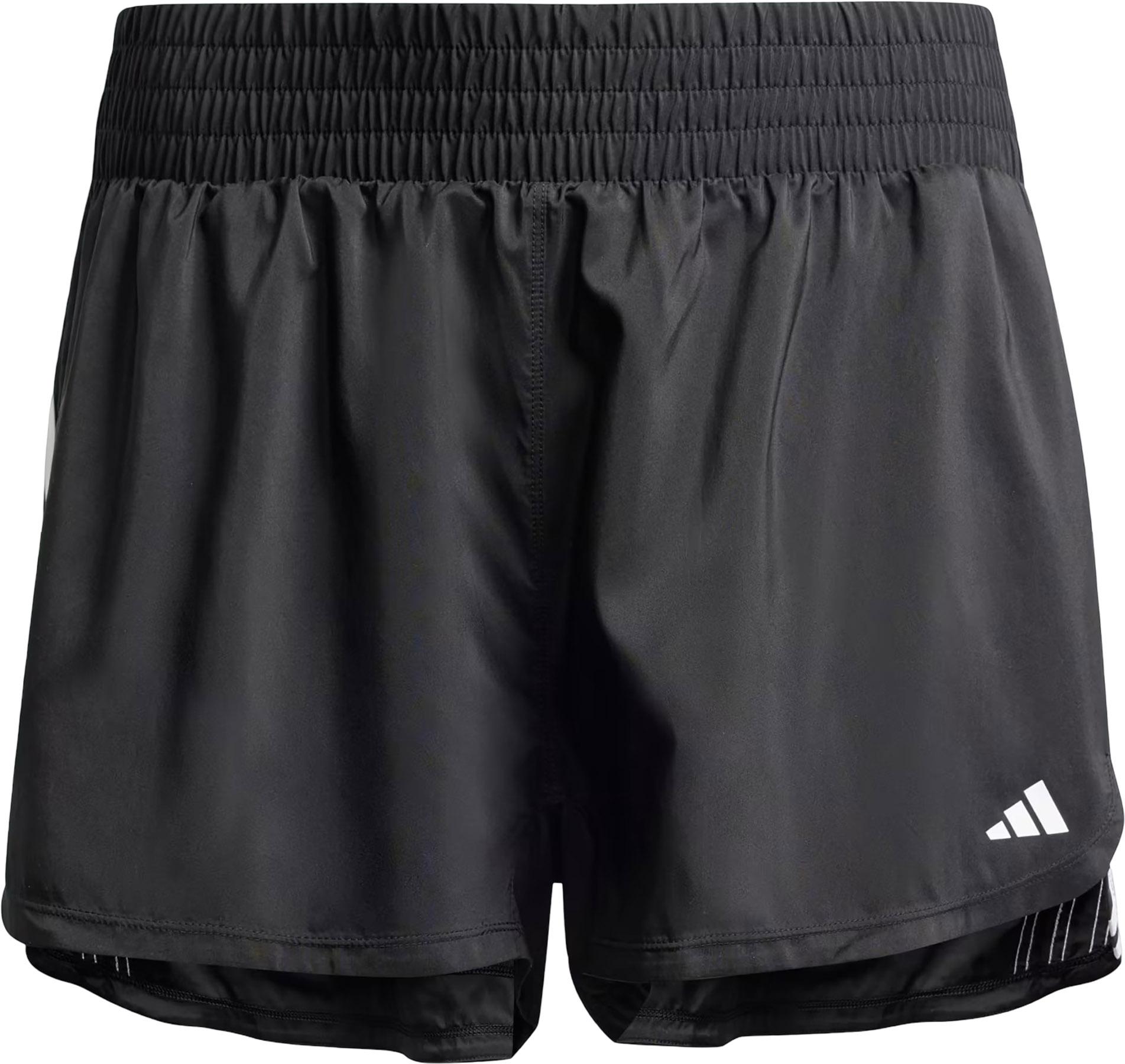 Product image for Pacer Training 3-Stripes Plus Size High-Rise Woven Shorts - Women's