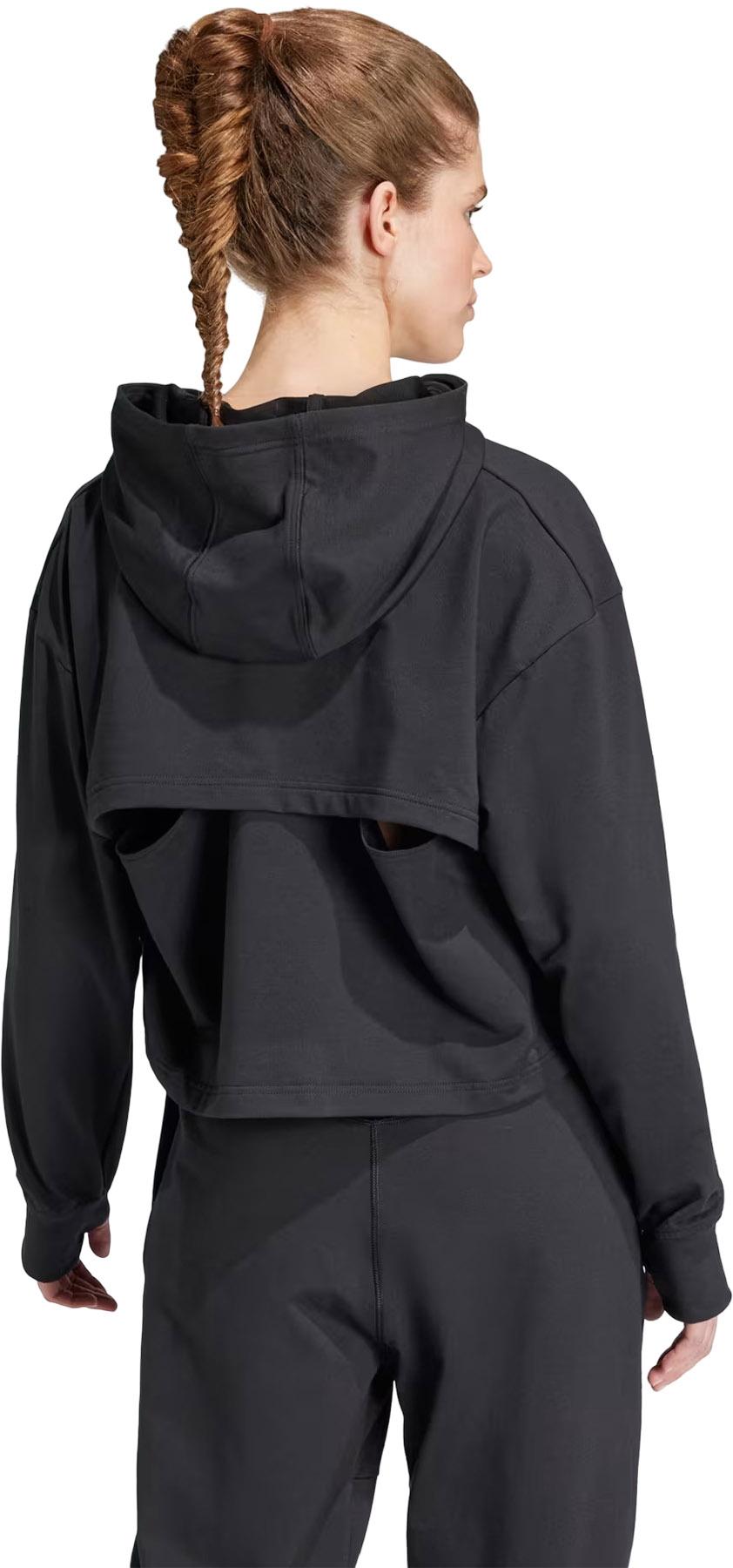 Numéro de l'image de la galerie de produits 4 pour le produit Chandail à capuchon à coupe ample avec ventilation dorsale PrimeLift - Femme