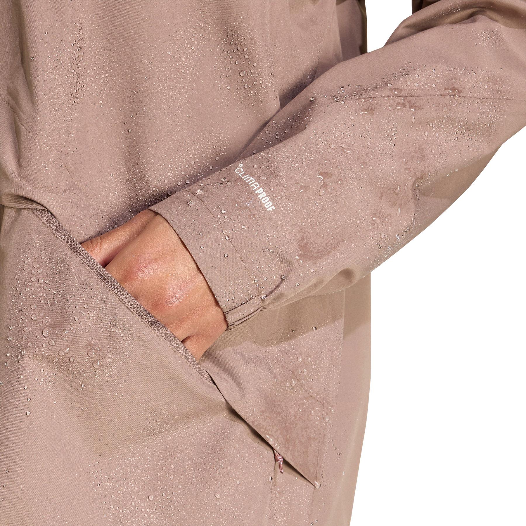 Product gallery image number 4 for product Parka de pluie 2 couches Climaproof Terrex Multi - Femme