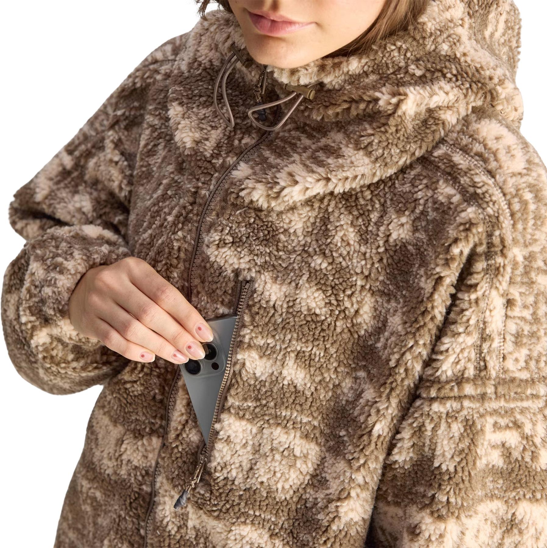 Numéro de l'image de la galerie de produits 6 pour le produit Manteau molleton Hiver Imprimé Zip sur toute la longueur Adidas by Stella McCartney - Femme