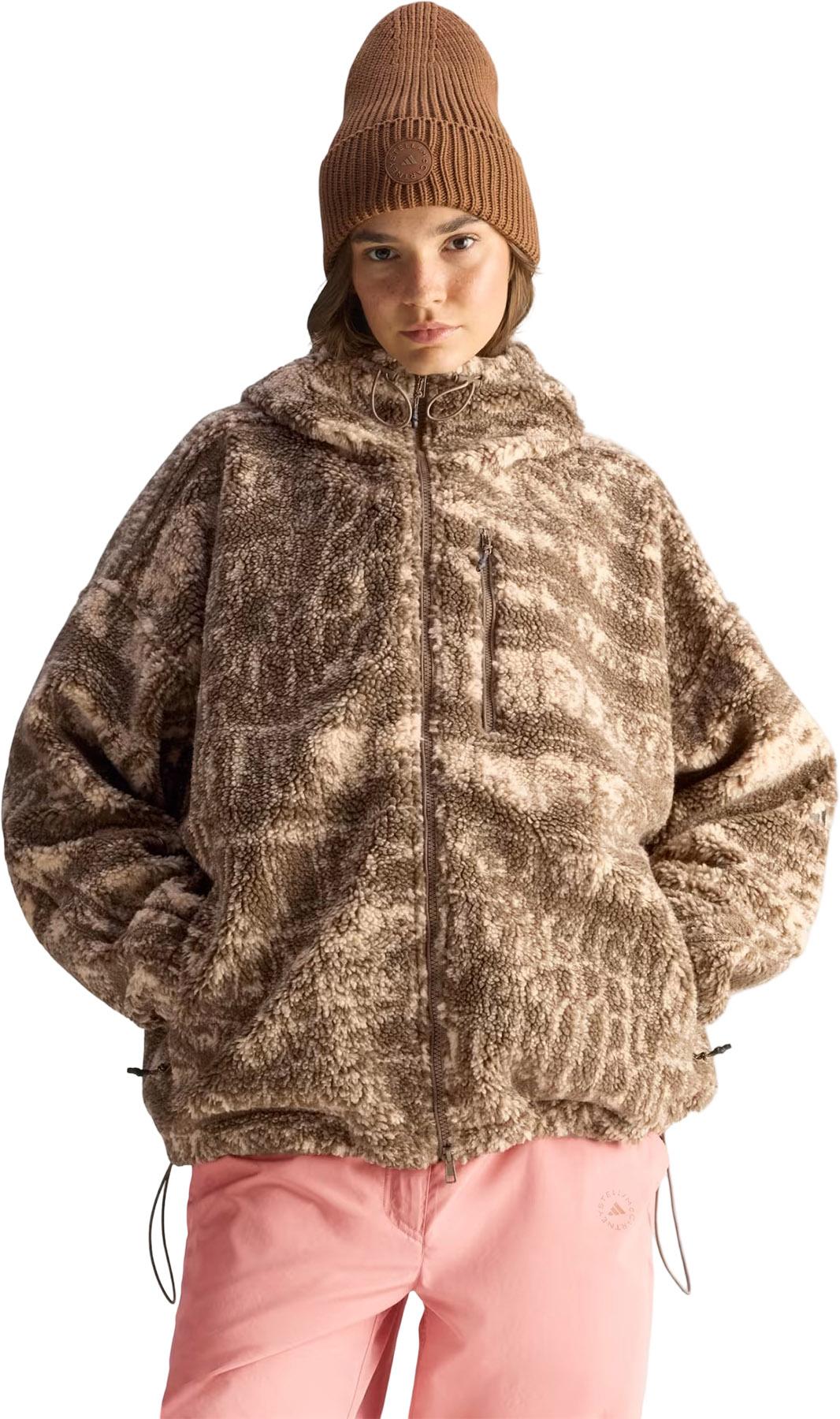 Numéro de l'image de la galerie de produits 7 pour le produit Manteau molleton Hiver Imprimé Zip sur toute la longueur Adidas by Stella McCartney - Femme