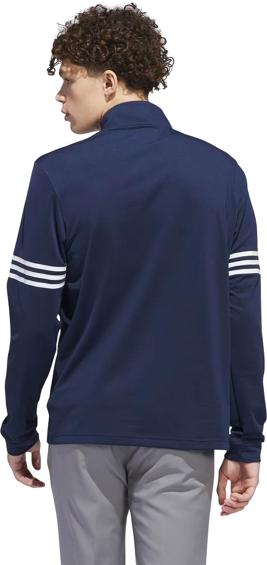 Product gallery image number 2 for product Adi 3-Stripes Half-Zip Golf Top - Men's