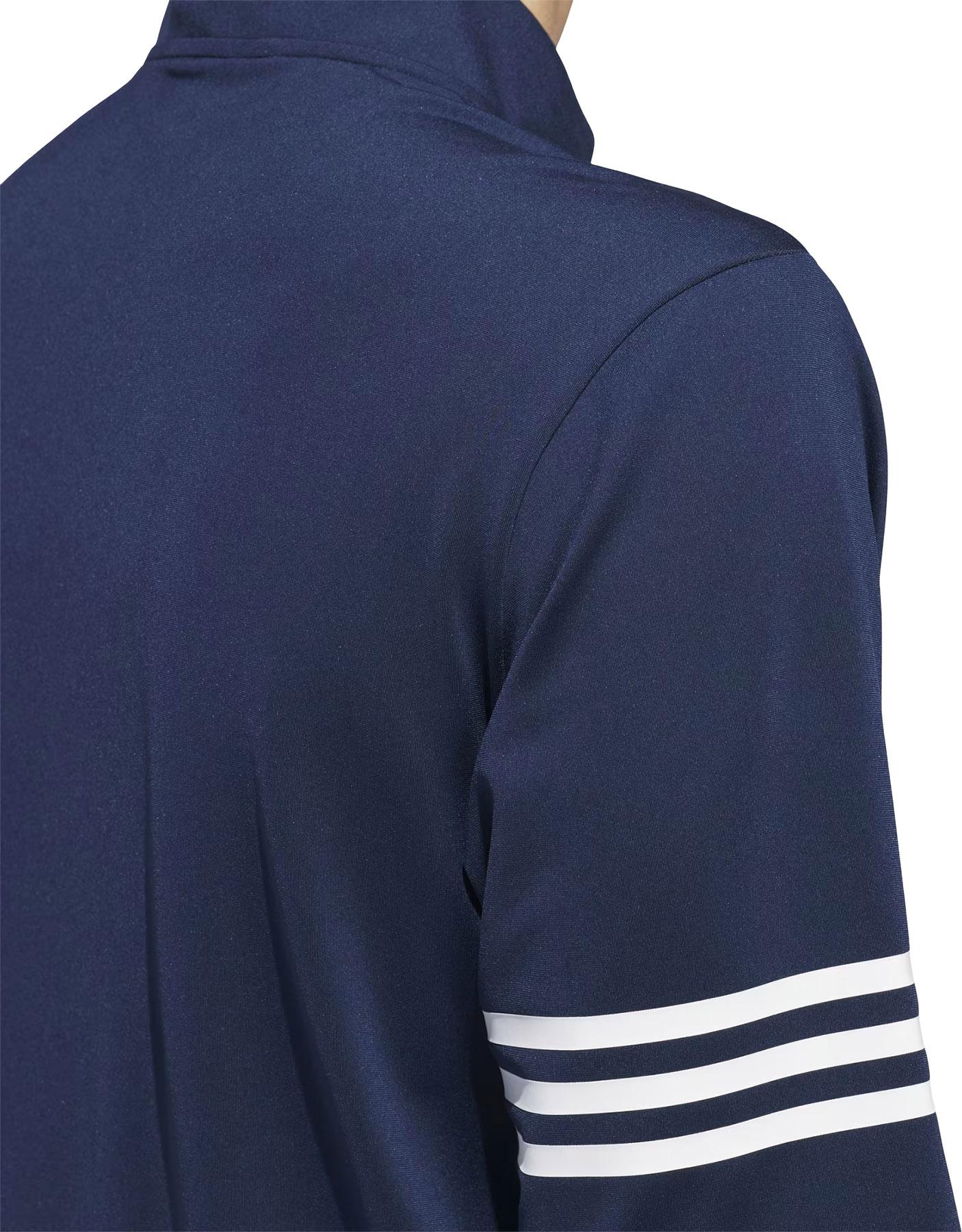 Product gallery image number 7 for product Adi 3-Stripes Half-Zip Golf Top - Men's