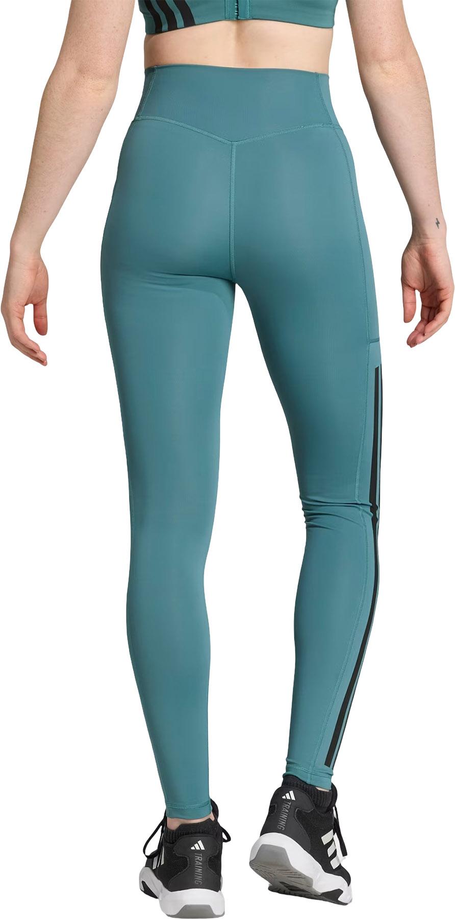 Product gallery image number 2 for product Optimé 3-Stripes Full Length Leggings - Women's