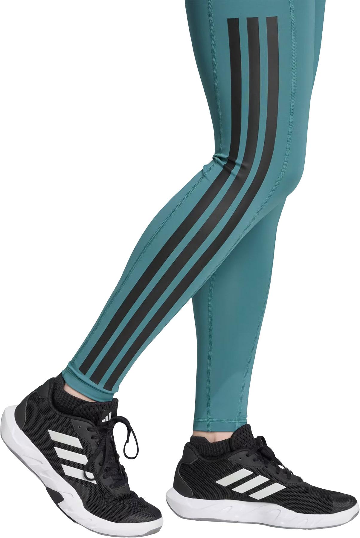 Product gallery image number 4 for product Optimé 3-Stripes Full Length Leggings - Women's