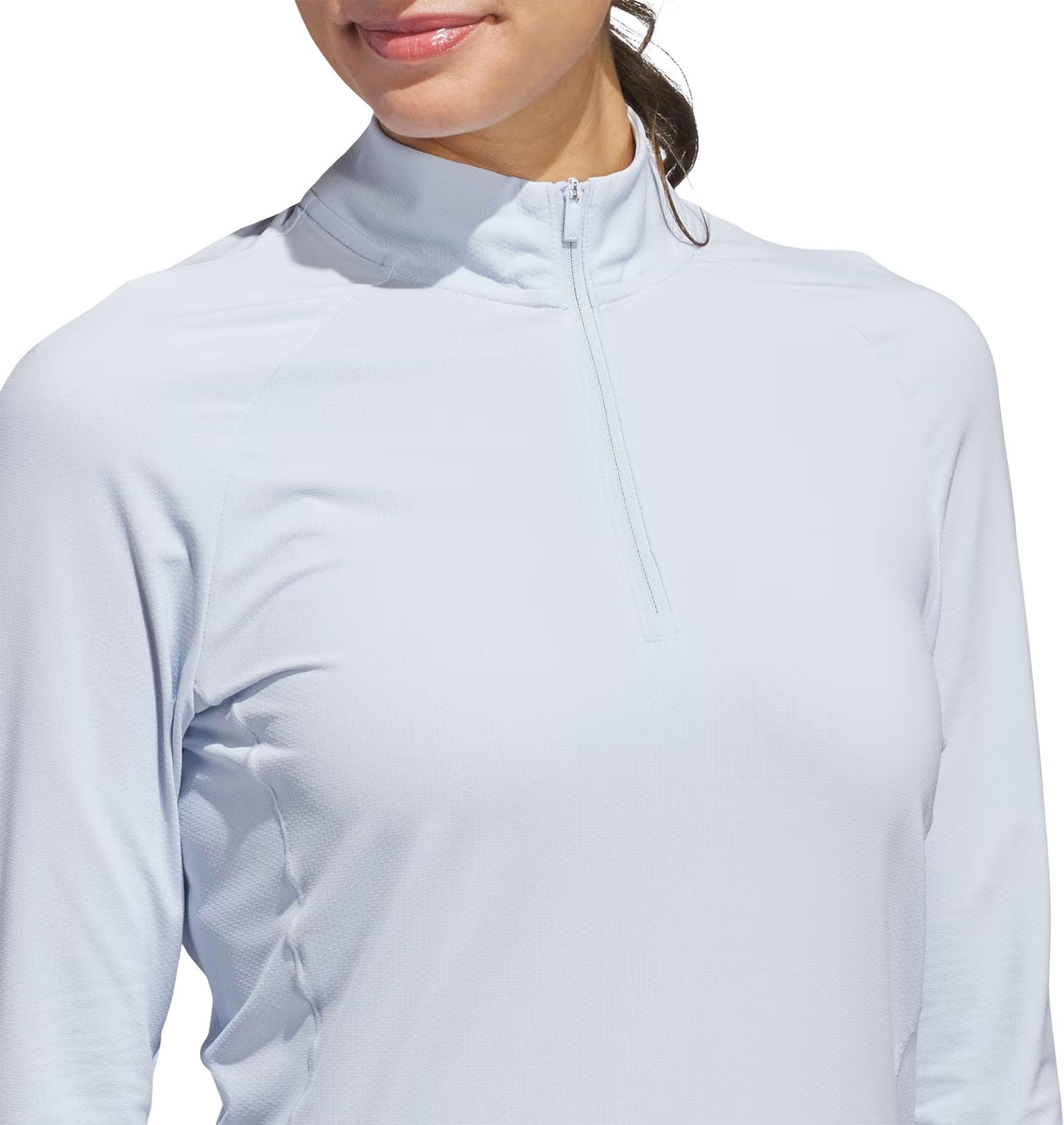 Product gallery image number 2 for product Ultimate365 Solid Quarter-Zip Mock Polo Shirt - Women's
