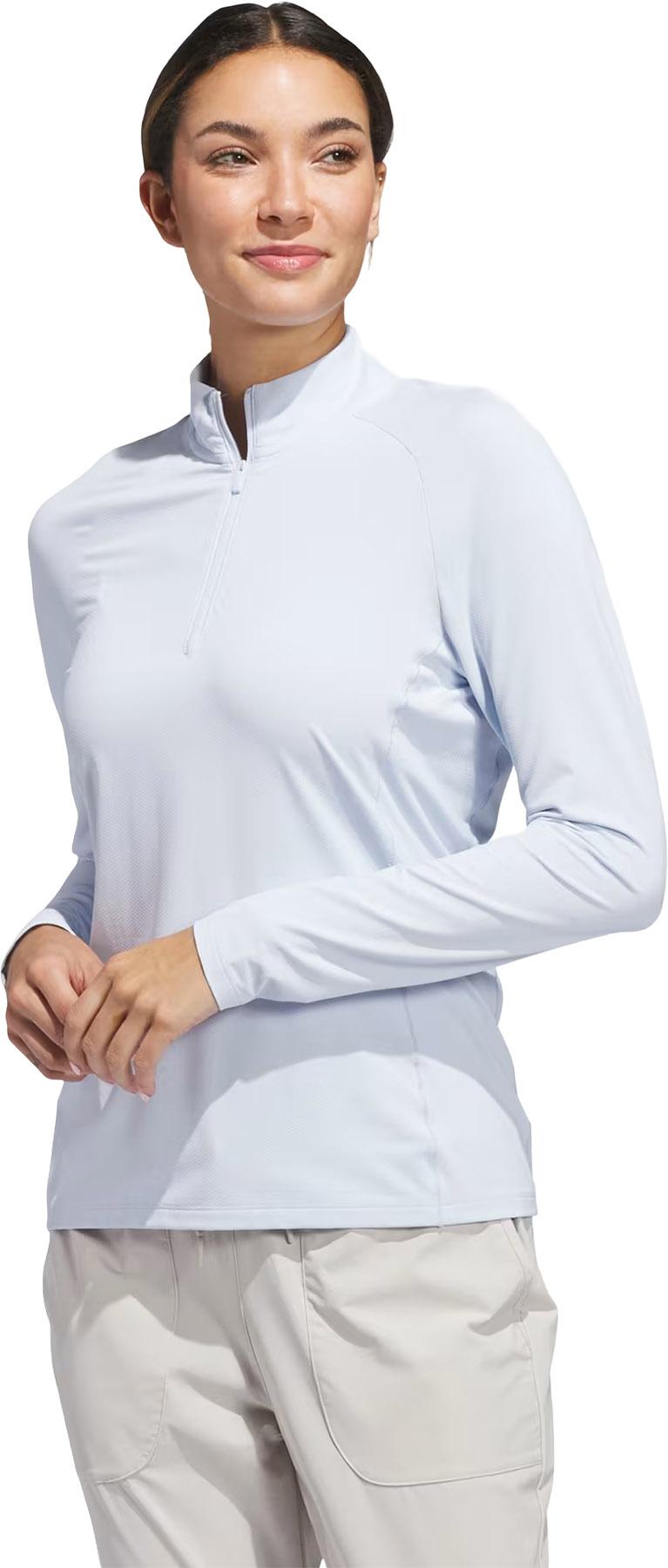 Product image for Ultimate365 Solid Quarter-Zip Mock Polo Shirt - Women's