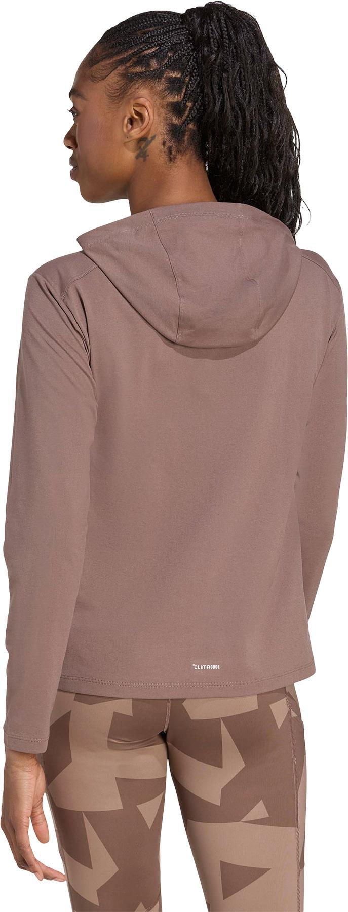 Product gallery image number 3 for product Terrex Multi CLIMACOOL Long Sleeve Hooded Top - Women's