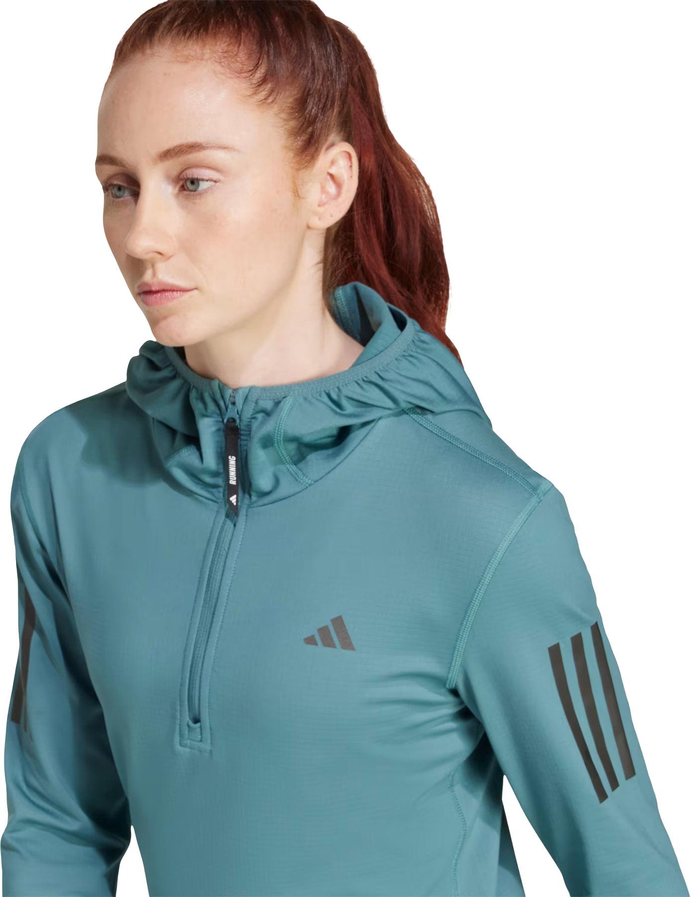 Product gallery image number 5 for product Chandail en molleton à capuchon à demi-glissière Own The Run Winterized - Femme