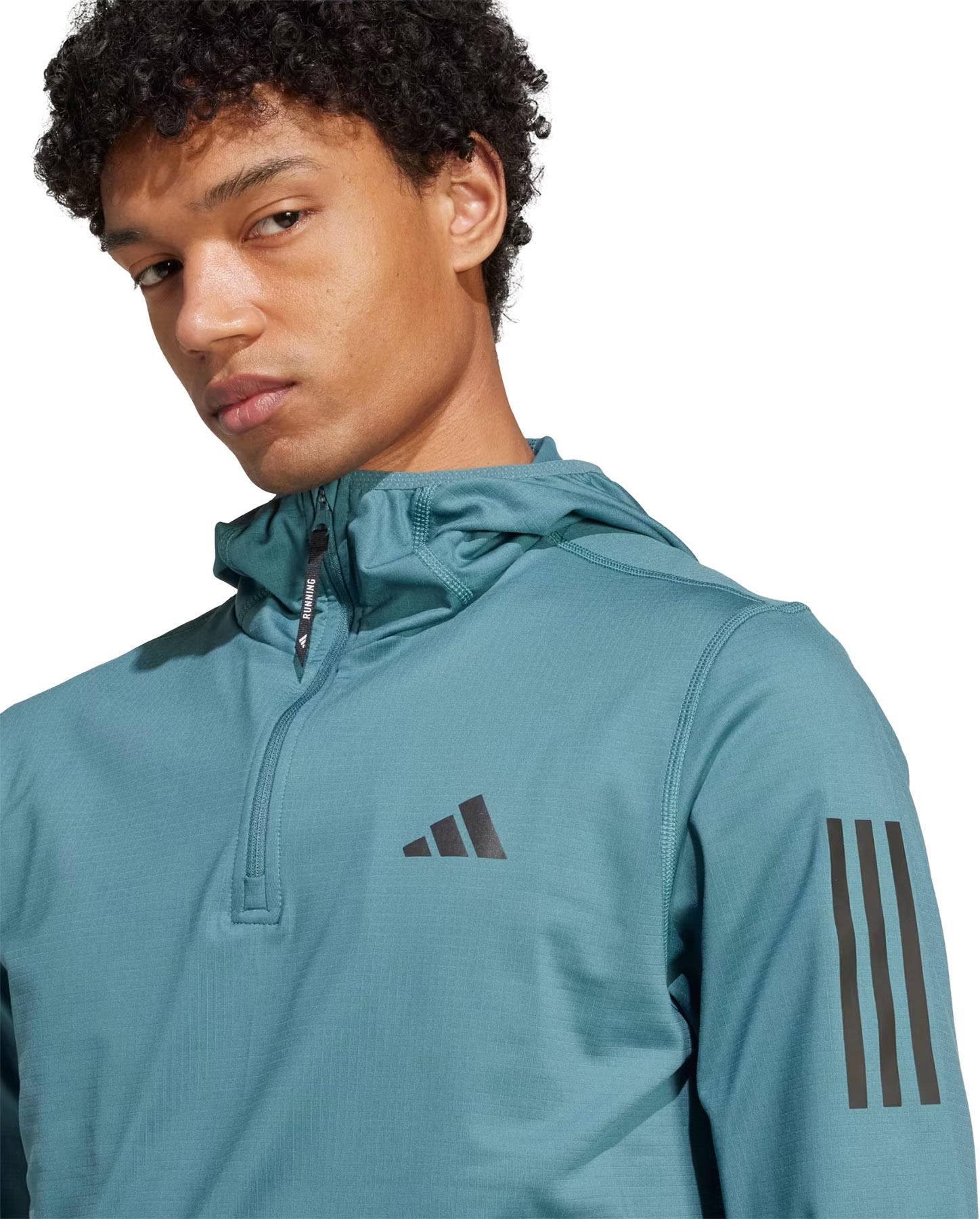 Product gallery image number 4 for product Own The Run Winterized Hooded Half-Zip Sweatshirt - Men's
