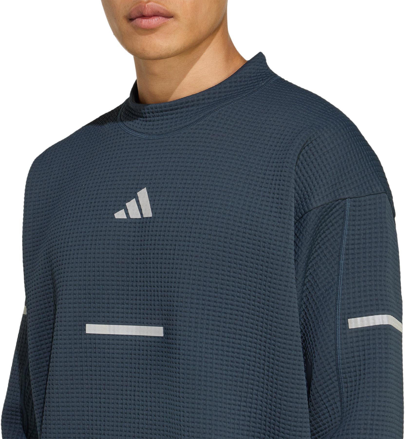 Product gallery image number 3 for product Adi365 Running CLIMAWARM+ Crewneck Sweatshirt - Men's