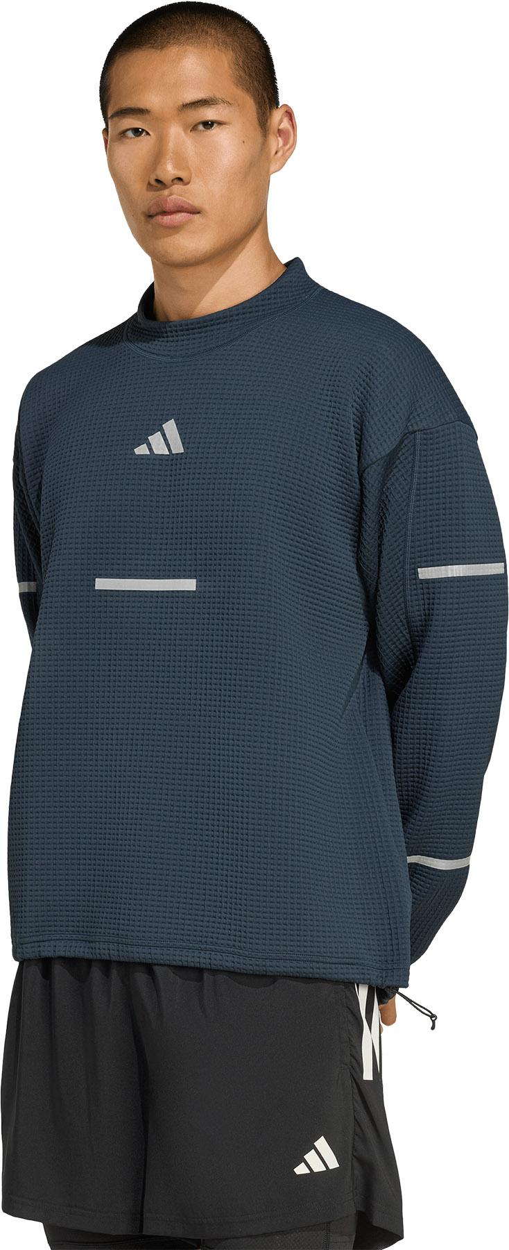 Product gallery image number 6 for product Adi365 Running CLIMAWARM+ Crewneck Sweatshirt - Men's