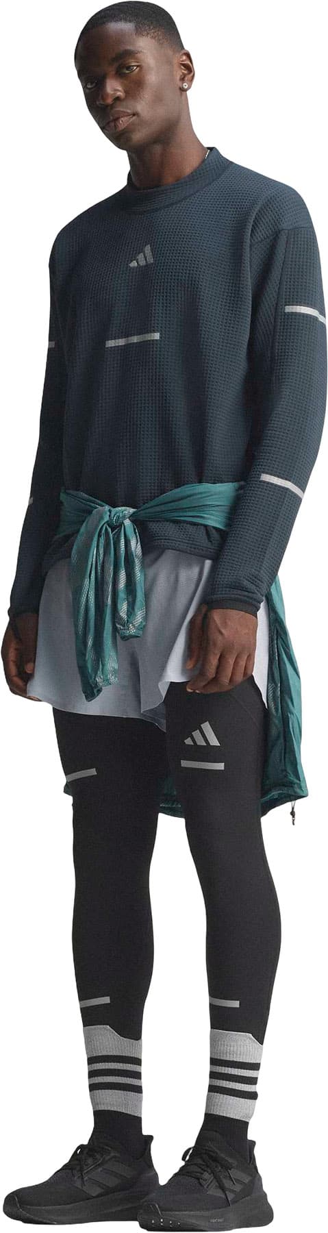 Product gallery image number 8 for product Adi365 Running CLIMAWARM+ Crewneck Sweatshirt - Men's