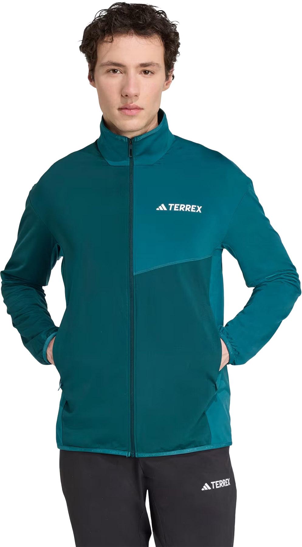 Numéro de l'image de la galerie de produits 3 pour le produit Manteau en molleton technique à glissière pleine longueur Terrex Multi CLIMAWARM - Homme