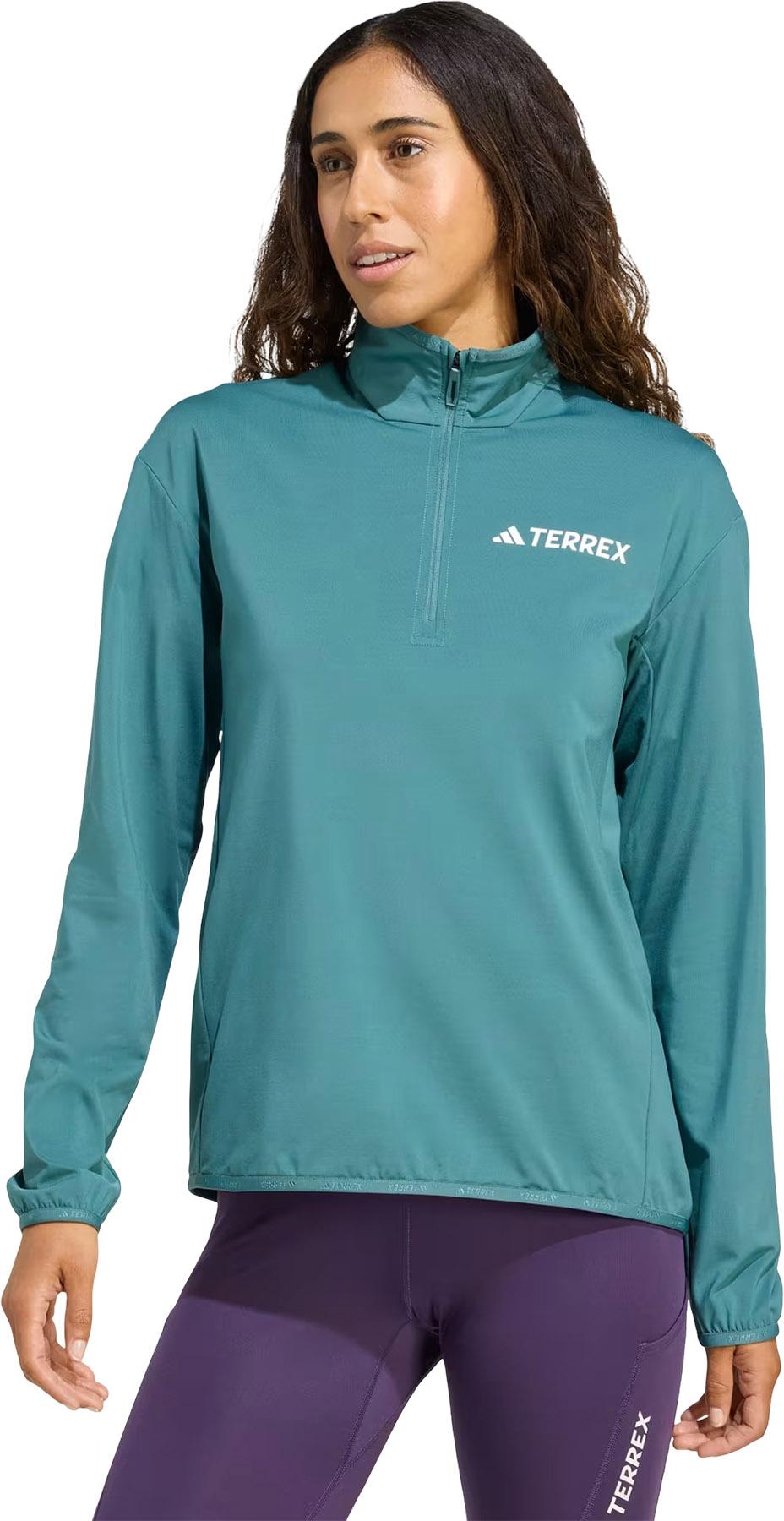 Product gallery image number 4 for product Terrex Multi CLIMAWARM Half-Zip Tech Fleece Jacket - Women's