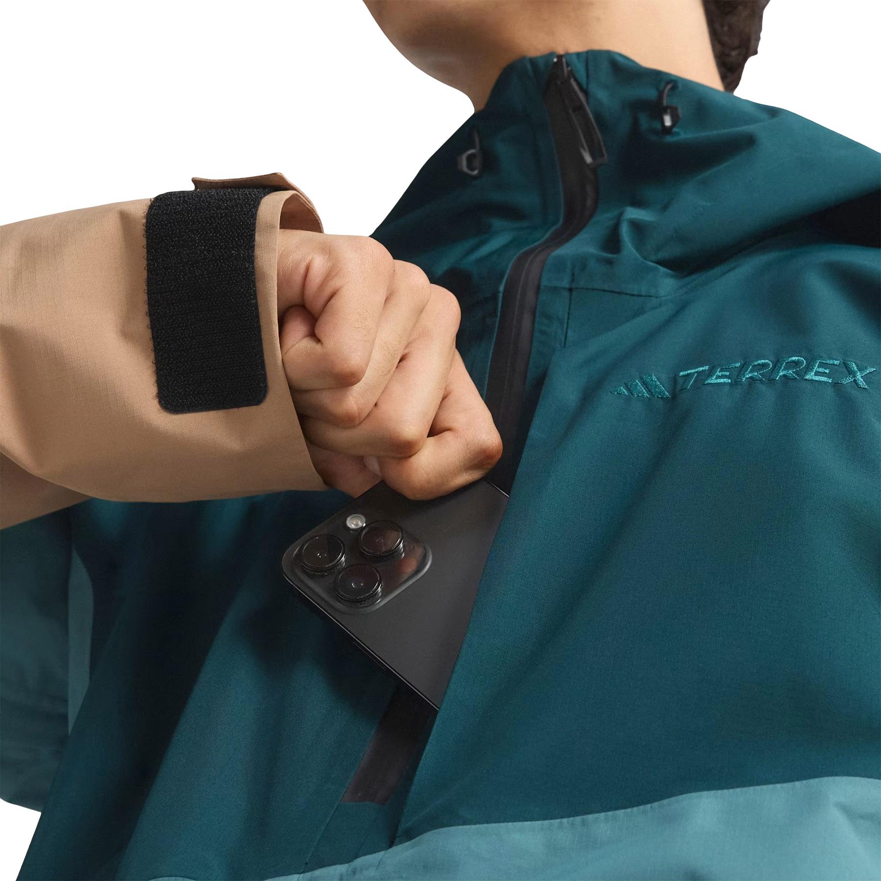 Product gallery image number 3 for product Terrex Xploric 2 Layer Lined Climaproof Anorak - Men's