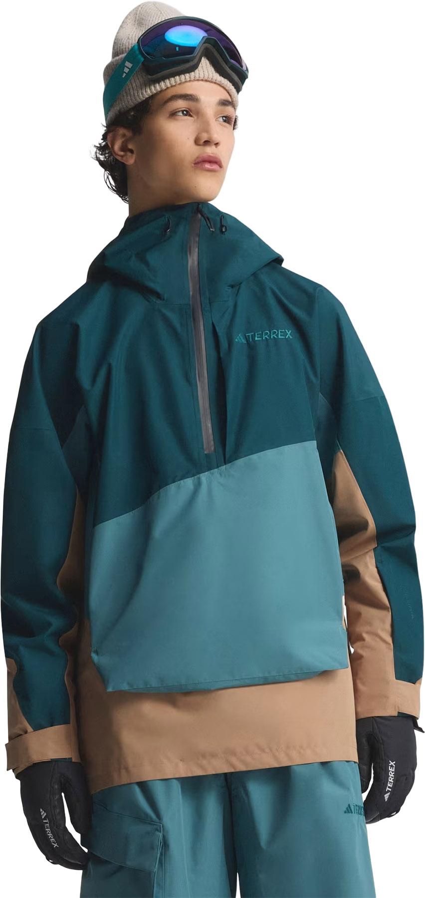 Product gallery image number 7 for product Terrex Xploric 2 Layer Lined Climaproof Anorak - Men's