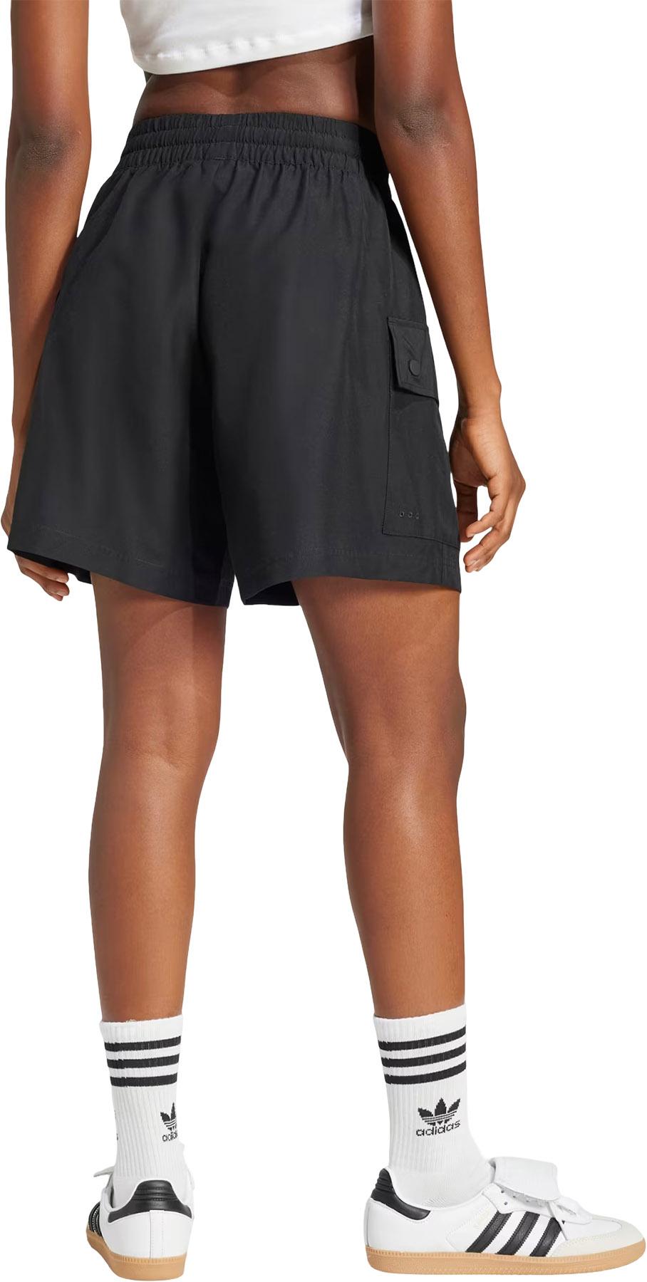 Product gallery image number 2 for product Essentials Woven High-Waist Cargo Shorts - Women's