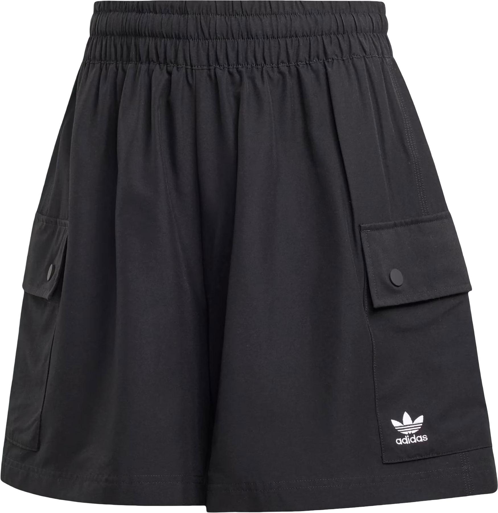 Product image for Essentials Woven High-Waist Cargo Shorts - Women's