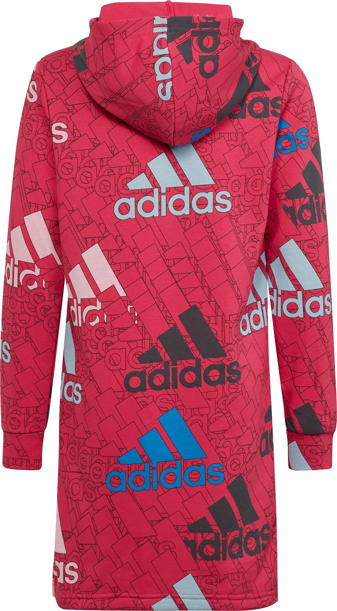 Numéro de l'image de la galerie de produits 2 pour le produit Robe à capuchon Essentials BrandLove Print - Fille