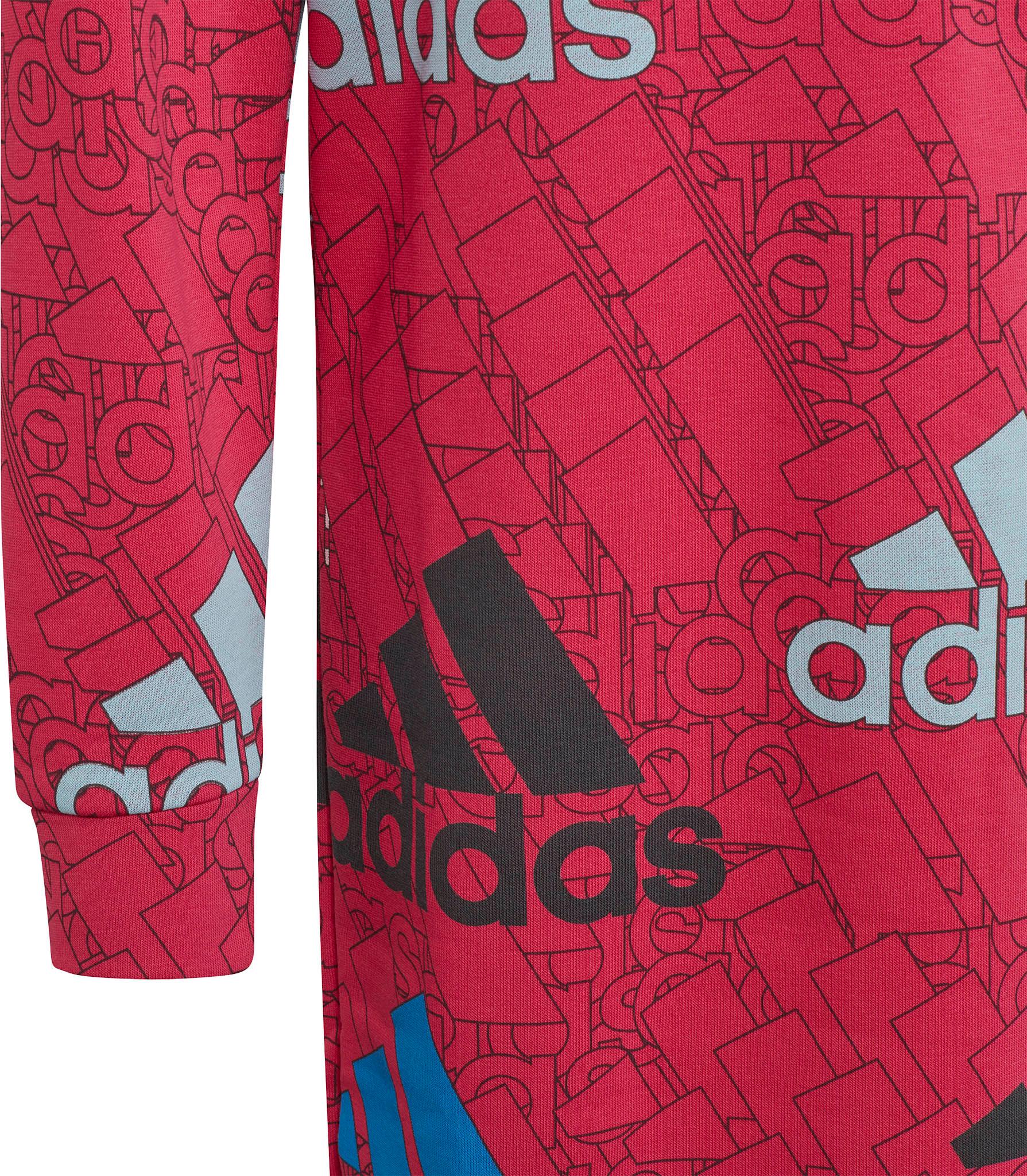 Numéro de l'image de la galerie de produits 4 pour le produit Robe à capuchon Essentials BrandLove Print - Fille