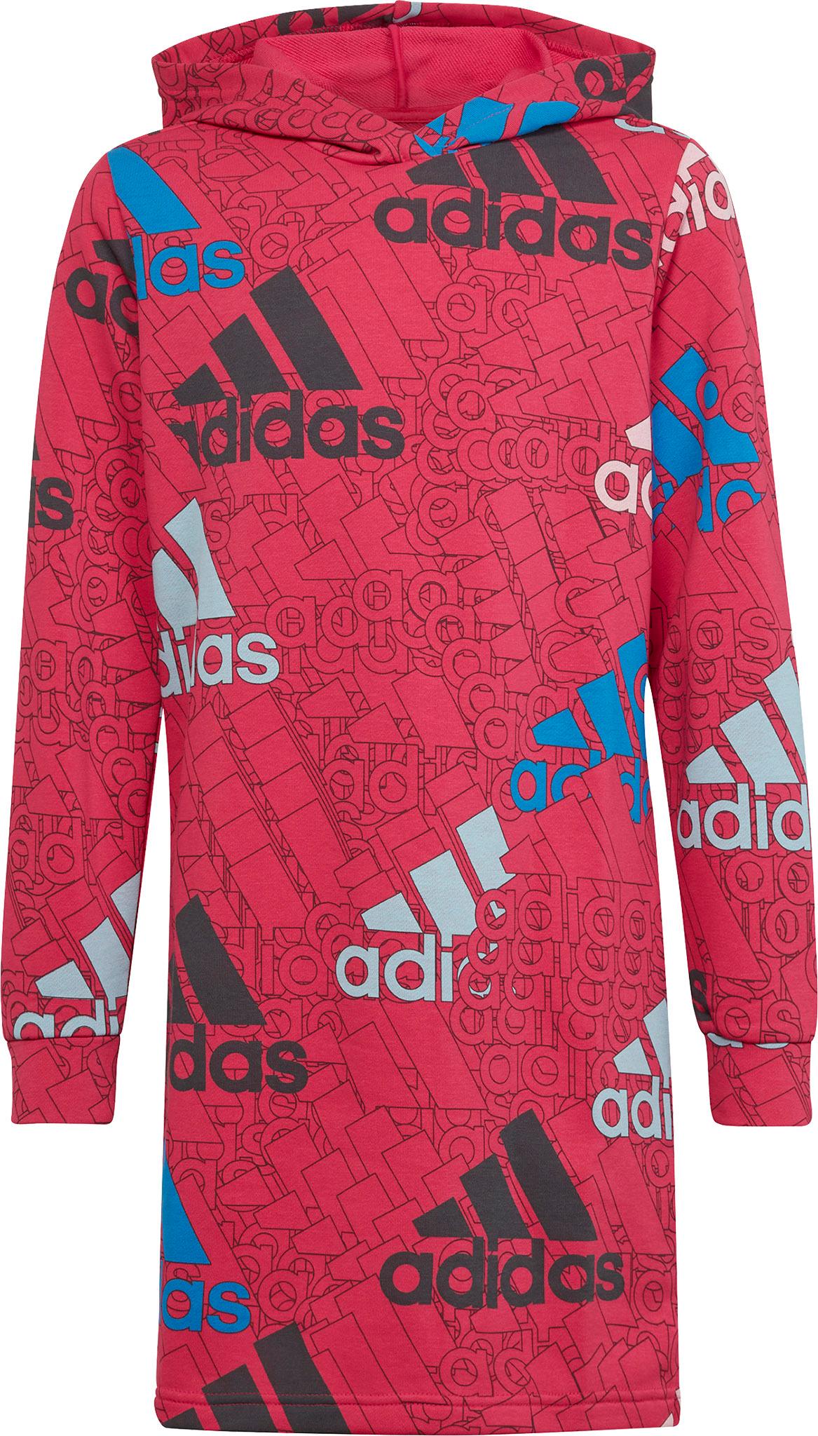 Numéro de l'image de la galerie de produits 1 pour le produit Robe à capuchon Essentials BrandLove Print - Fille