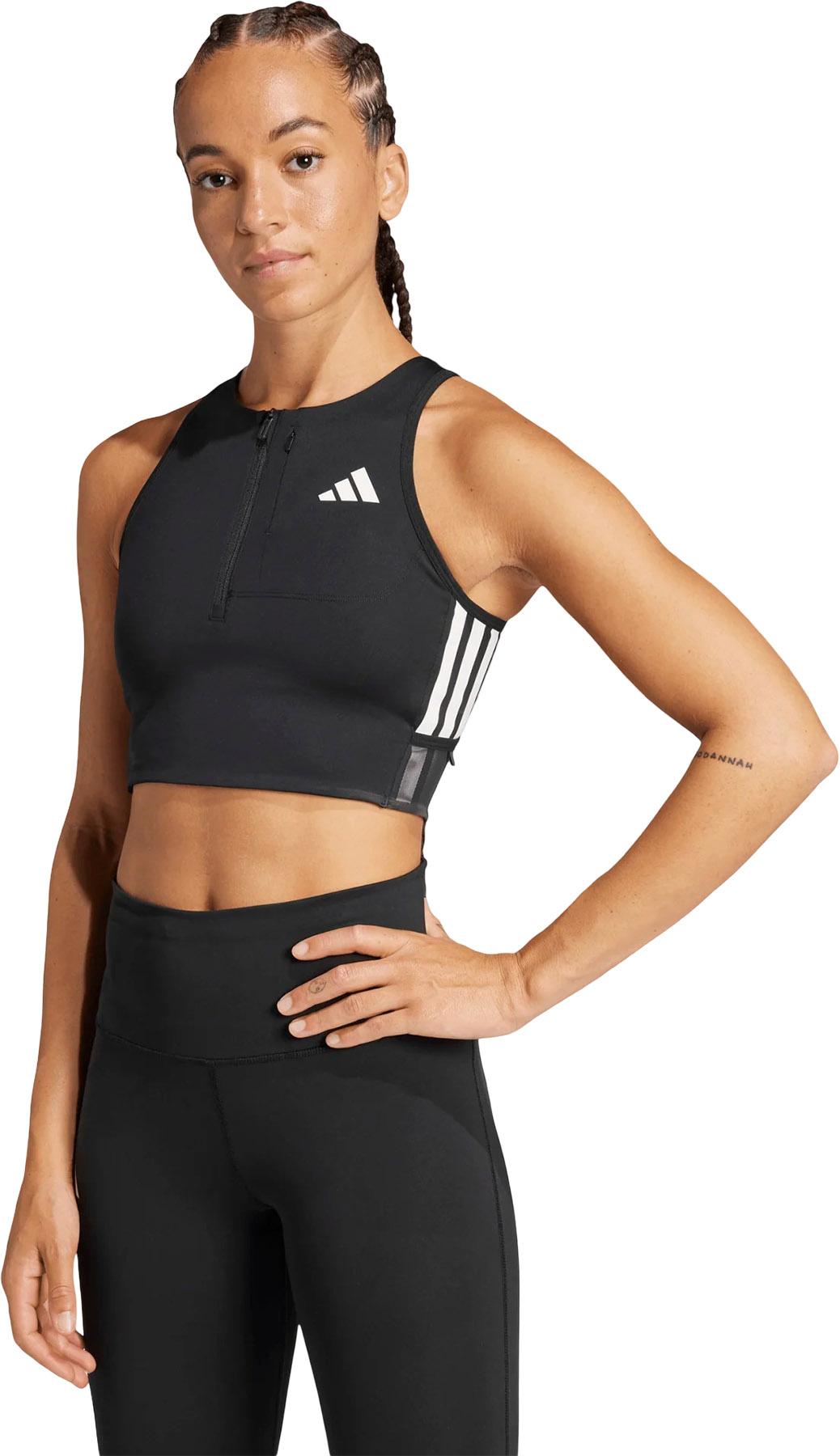 Product gallery image number 6 for product Adizero Running Gel Pocket Crop Top - Women's