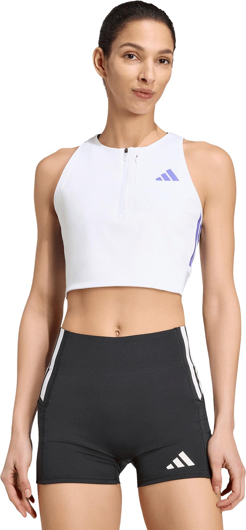 Product gallery image number 5 for product Adizero Running Gel Pocket Crop Top - Women's
