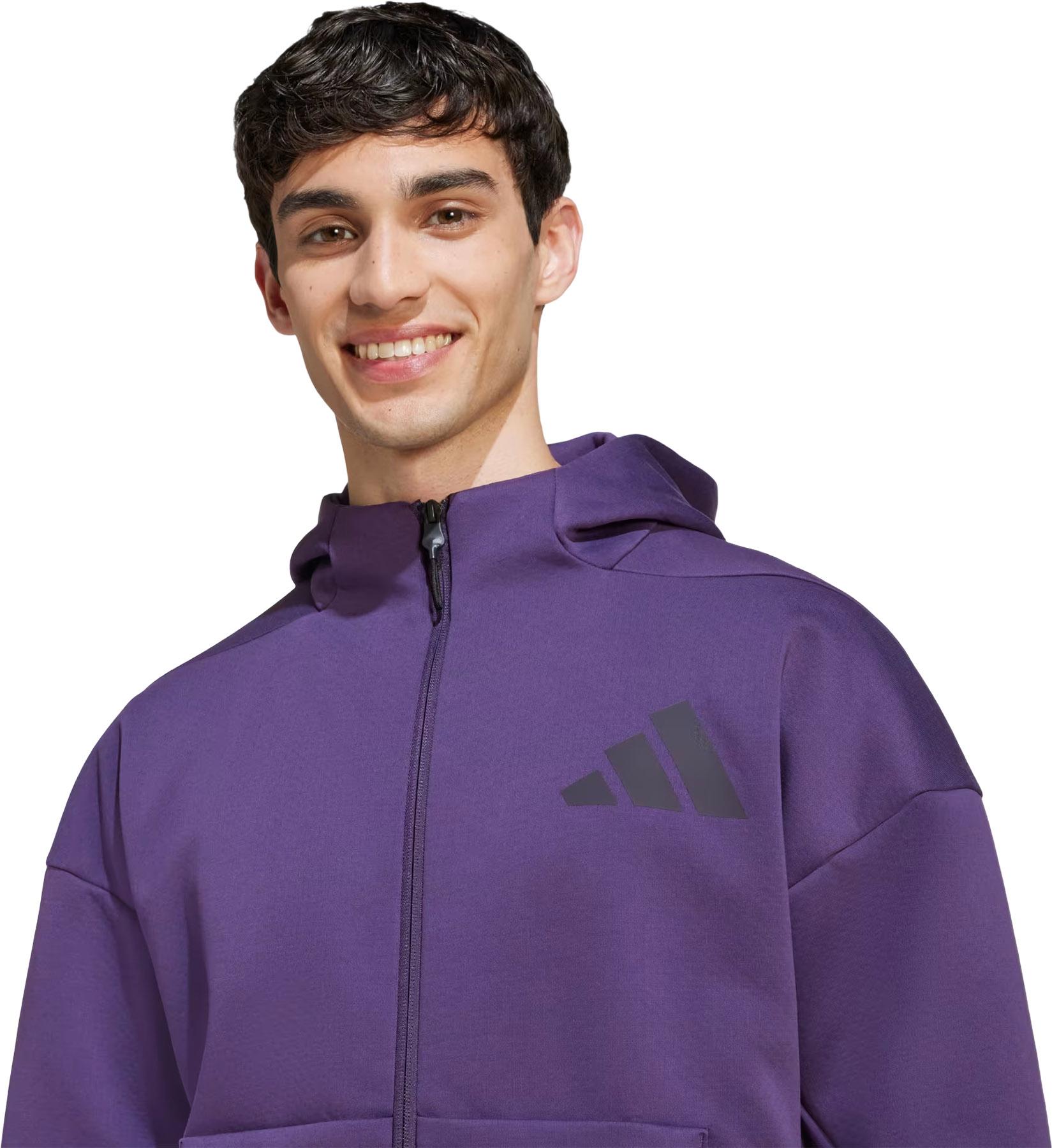 Product gallery image number 2 for product Essentials 3-Stripes Fleece Hoodie - Men's