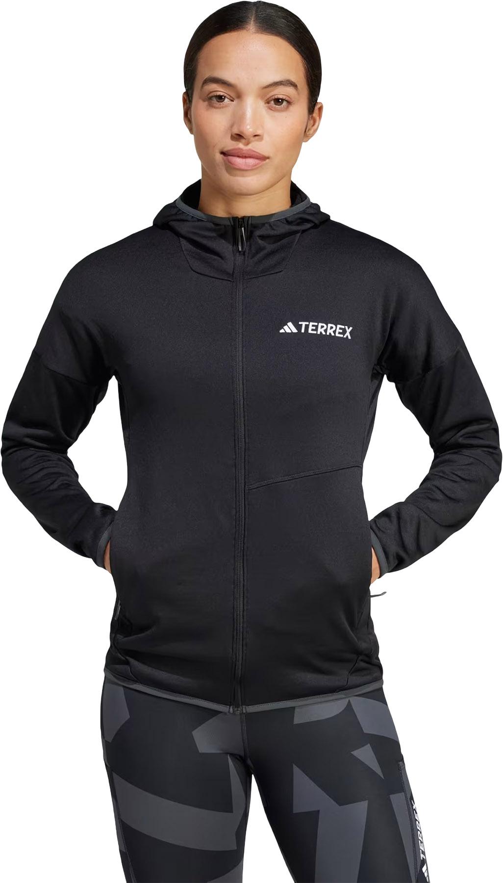 Product gallery image number 4 for product Terrex Xperior CLIMAWARM Light Fleece Hooded Jacket - Women's