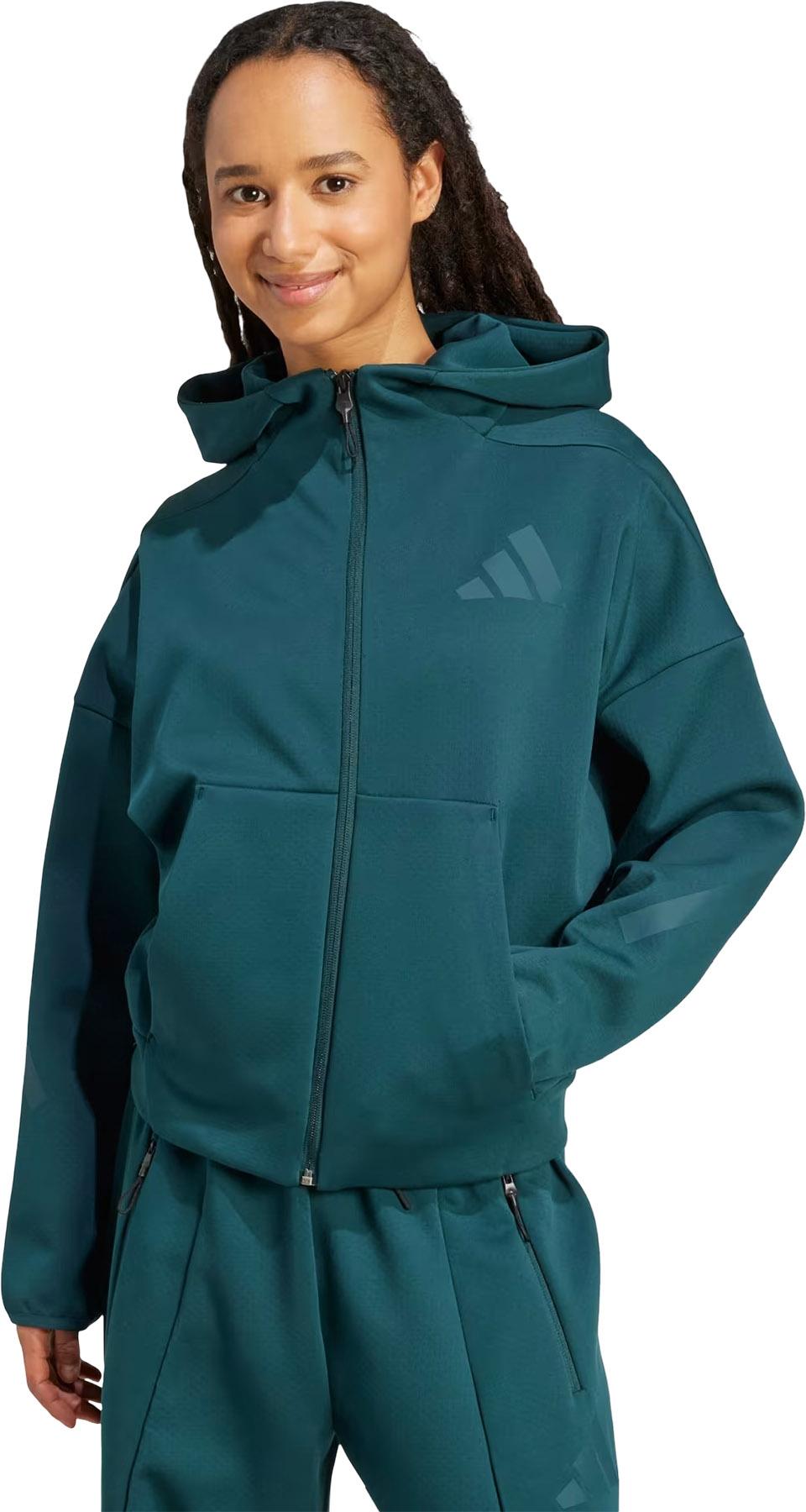 Numéro de l'image de la galerie de produits 5 pour le produit Chandail à capuchon à glissière pleine longueur Z.N.E. - Femme