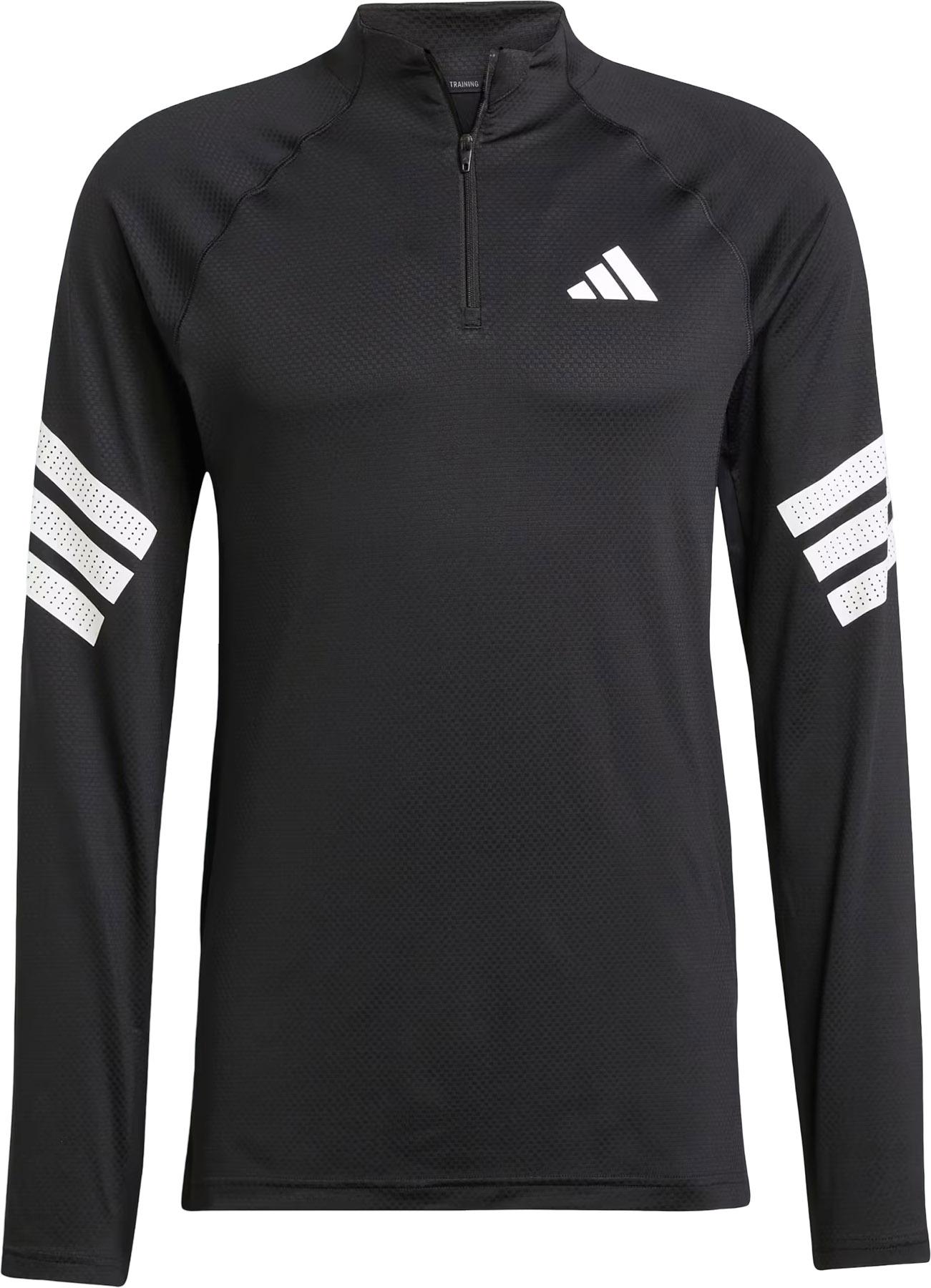 Product image for Icon 3-Stripes 1/4 Zip Long Sleeve Top - Men's