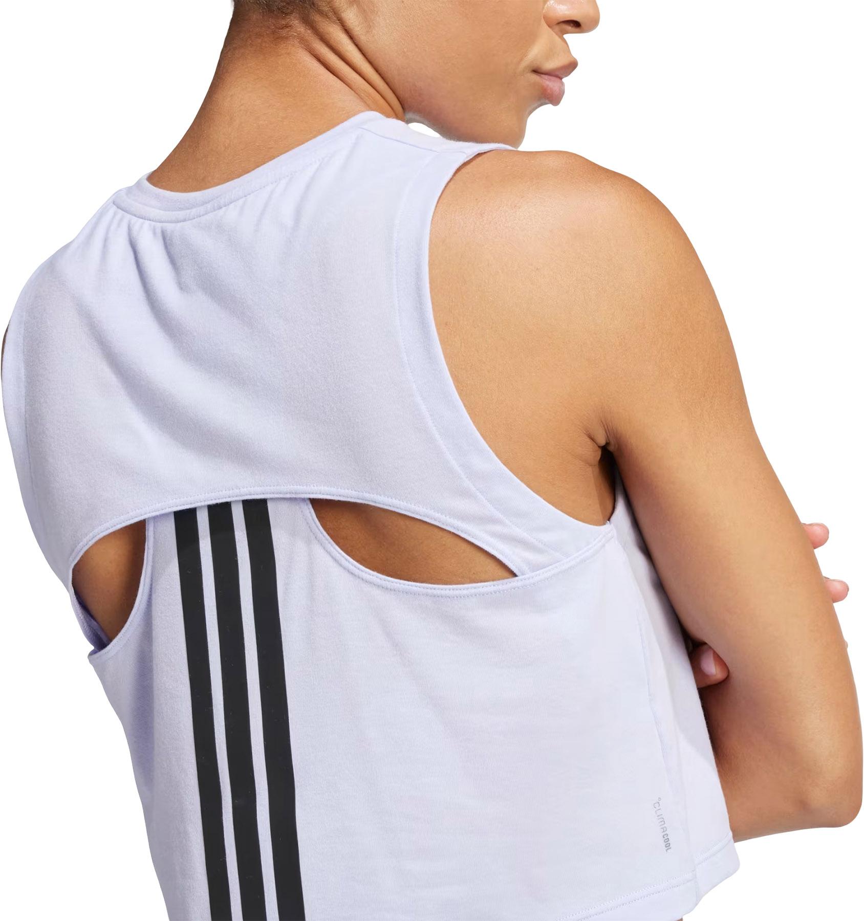 Product gallery image number 3 for product Power 3-Stripes Boxy Tank Top - Women's