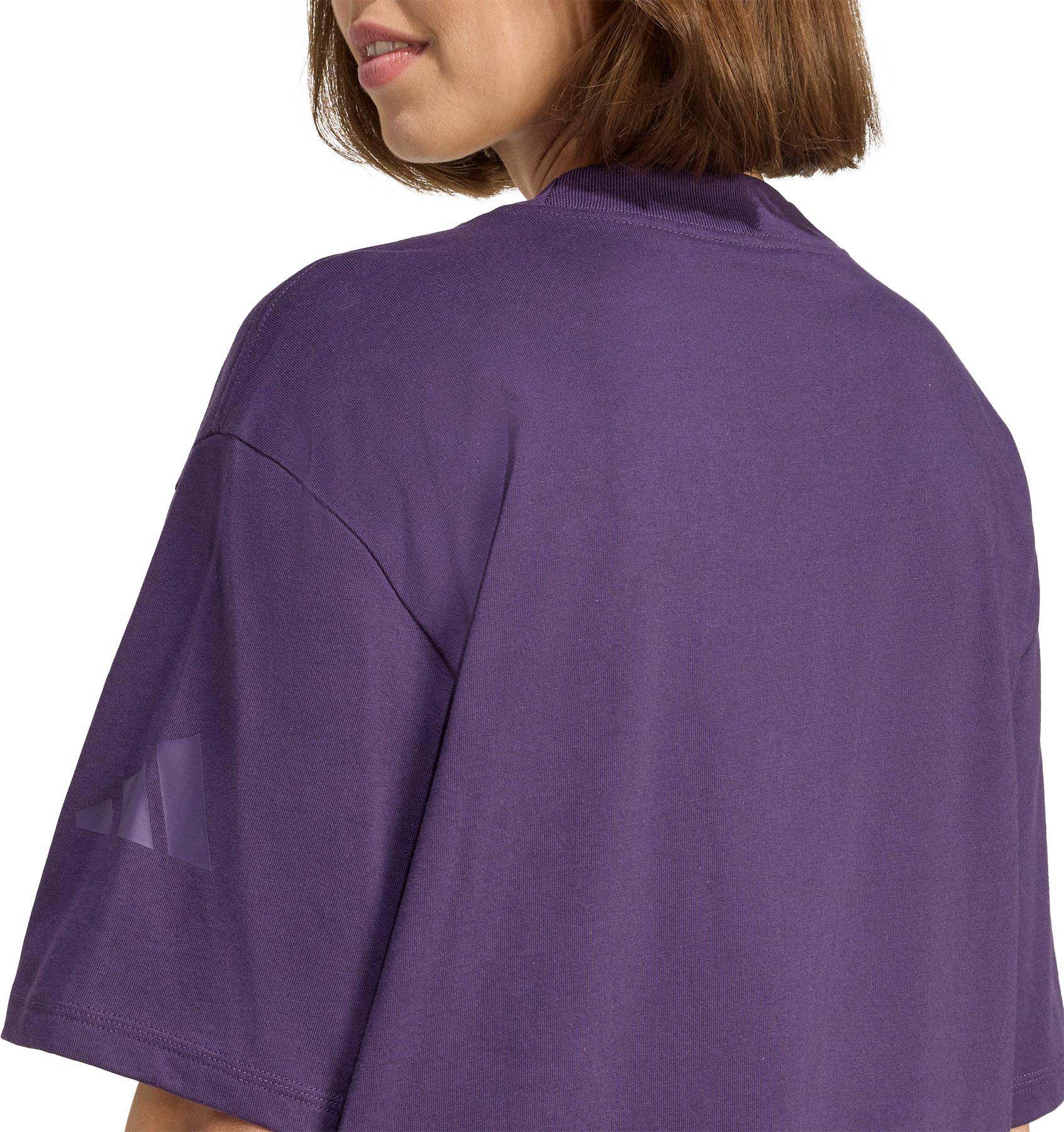 Product gallery image number 3 for product Essentials Contemporary Logo Boyfriend T-Shirt - Women's