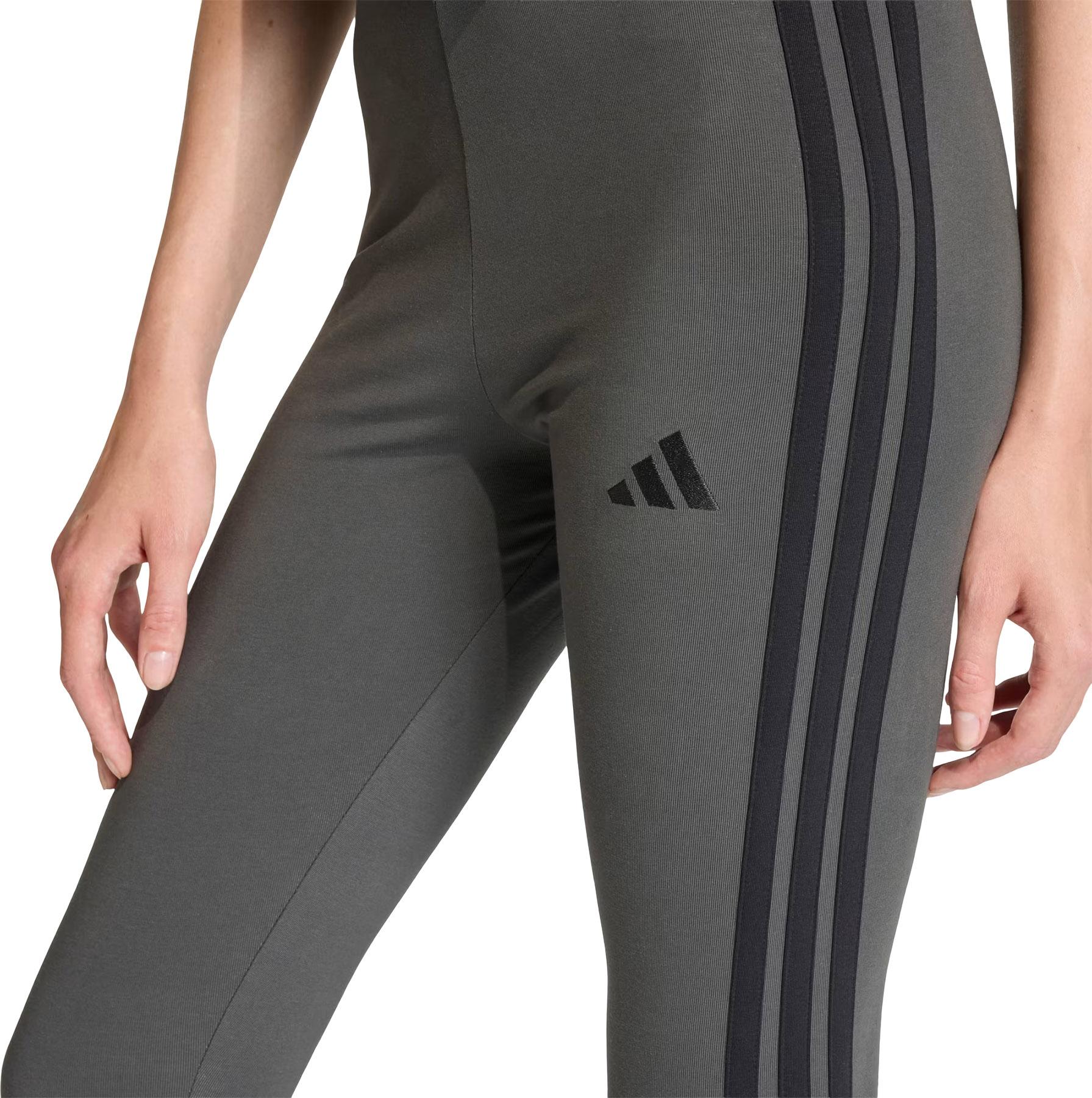 Product gallery image number 4 for product Essentials 3-Stripes Cotton Leggings - Women's