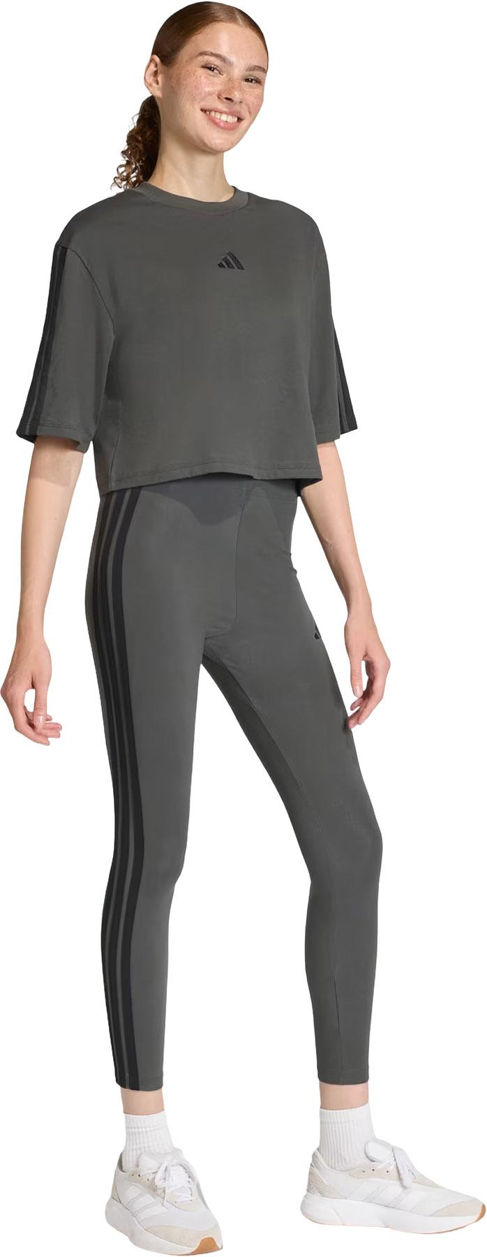 Product gallery image number 6 for product Essentials 3-Stripes Cotton Leggings - Women's