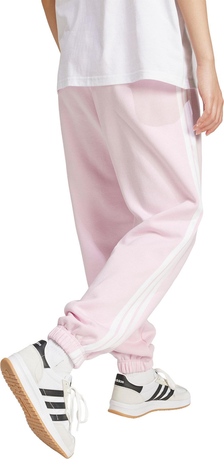 Product image for Pantalon de jogging en molleton coupe ample à 3 bandes Essentials - Femme