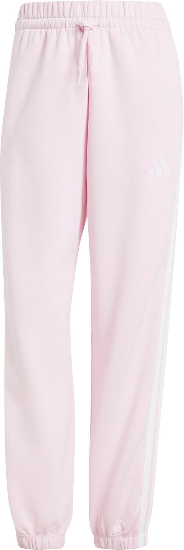 Product image for Pantalon de jogging en molleton coupe ample à 3 bandes Essentials - Femme