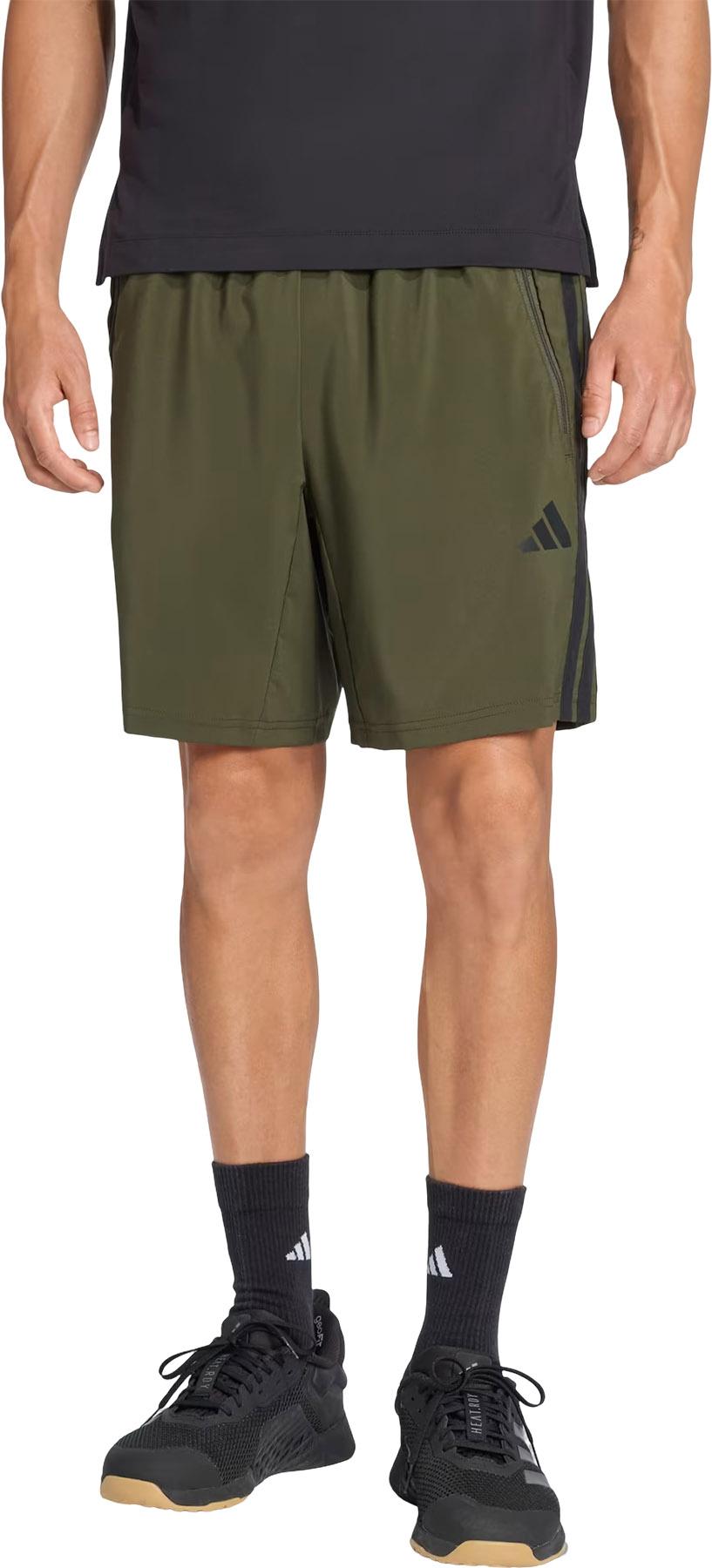 Product gallery image number 3 for product Essentials Training 3-Stripes Woven Shorts - Men's