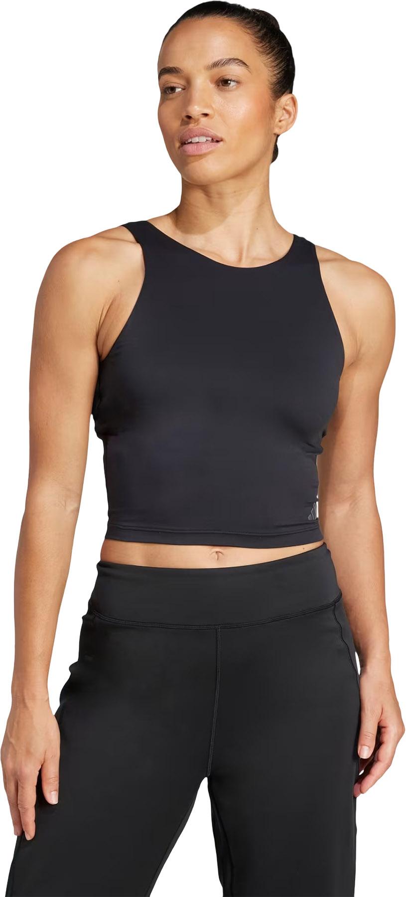 Numéro de l'image de la galerie de produits 3 pour le produit Camisole de yoga écourté avec soutien-gorge intégré - Femme