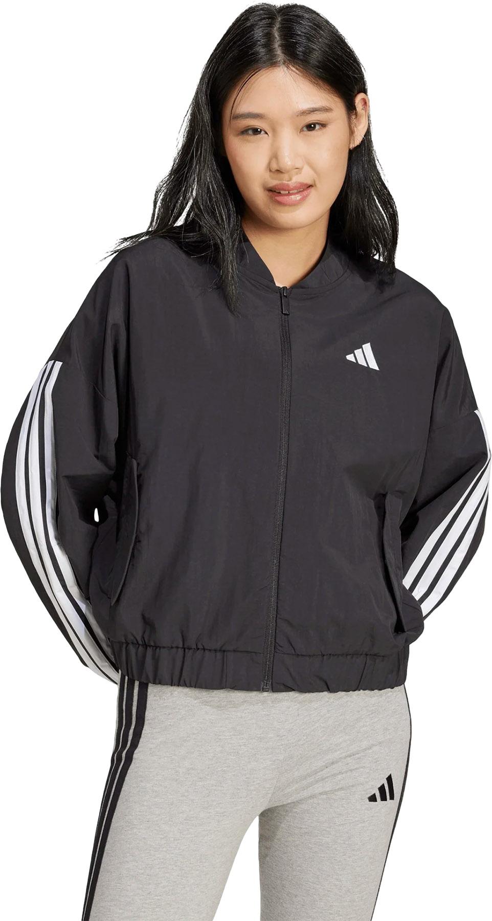 Product gallery image number 6 for product Essentials 3-Stripes Lifestyle Woven Bomber Jacket - Women's