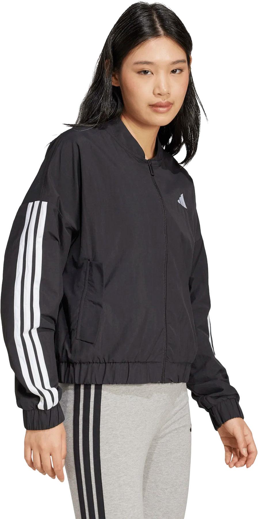 Product gallery image number 3 for product Essentials 3-Stripes Lifestyle Woven Bomber Jacket - Women's