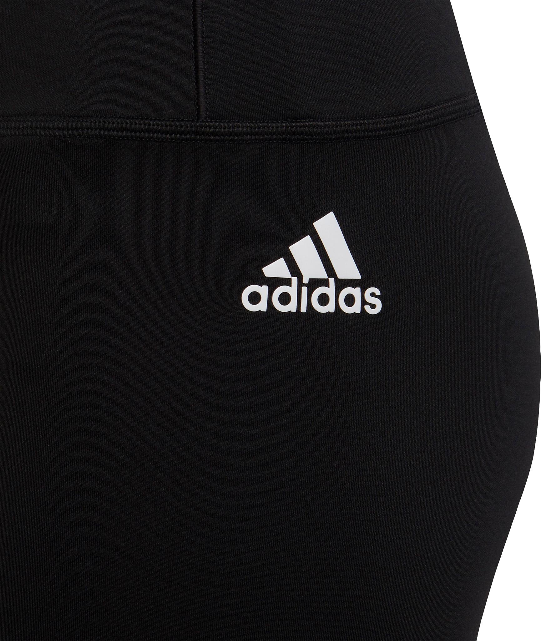 Product gallery image number 5 for product Optime AEROREADY 3-Stripes Training Tights - Girls