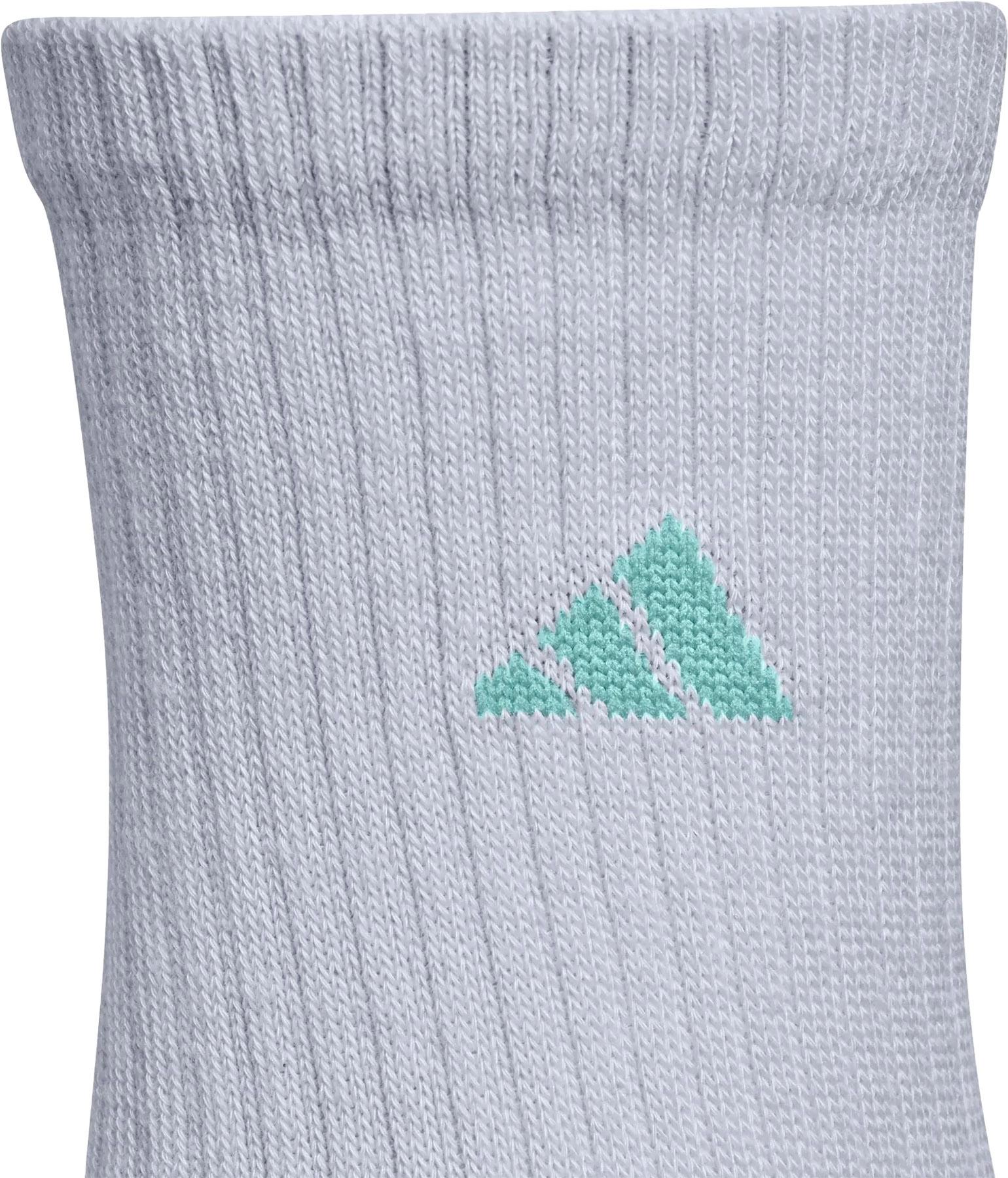 Product gallery image number 2 for product Athletic Cushioned 6-Pack Crew Socks - Girls