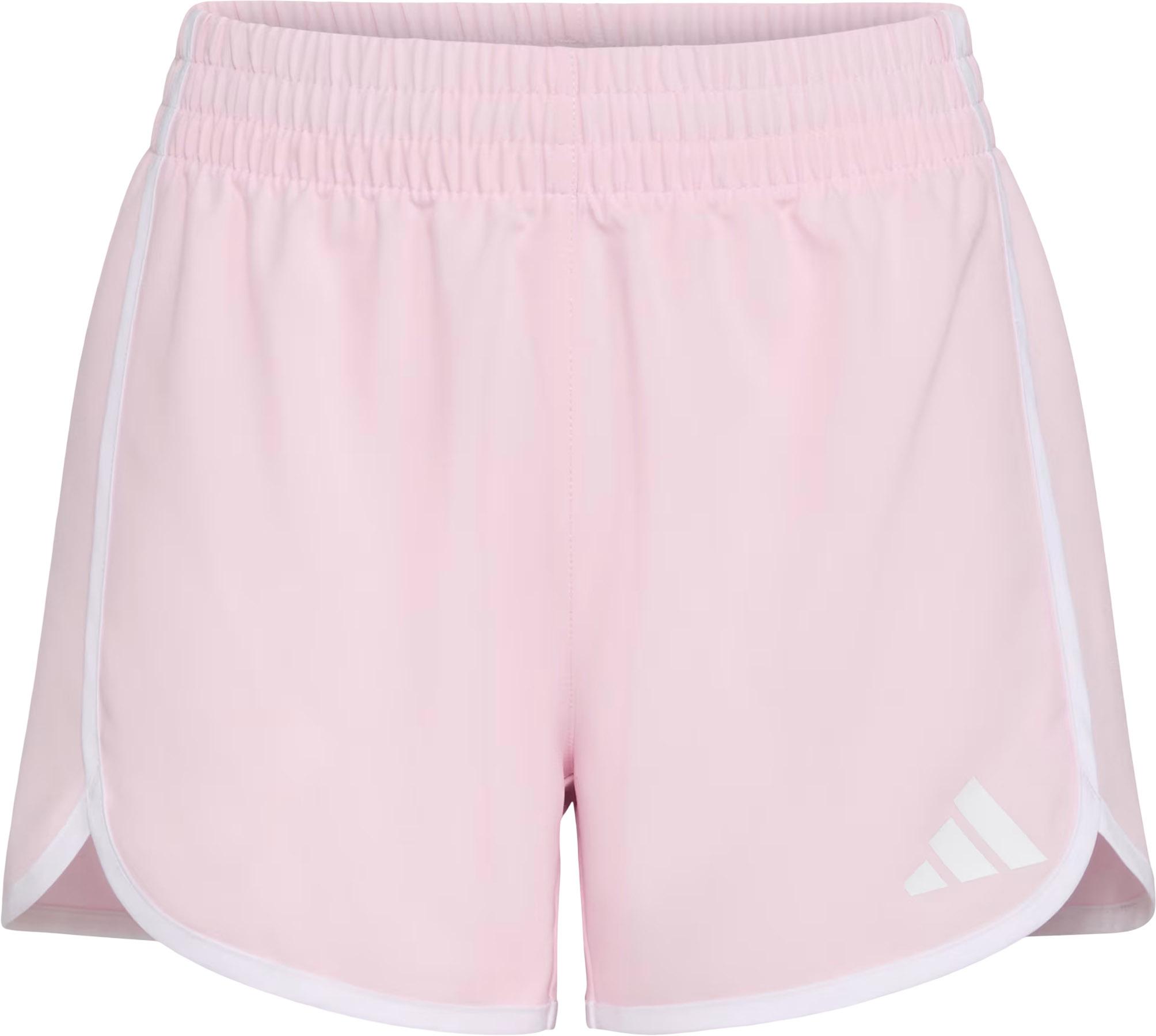 Product image for Short tissé avec ceinture élastique avec bordure Adidas - Fille