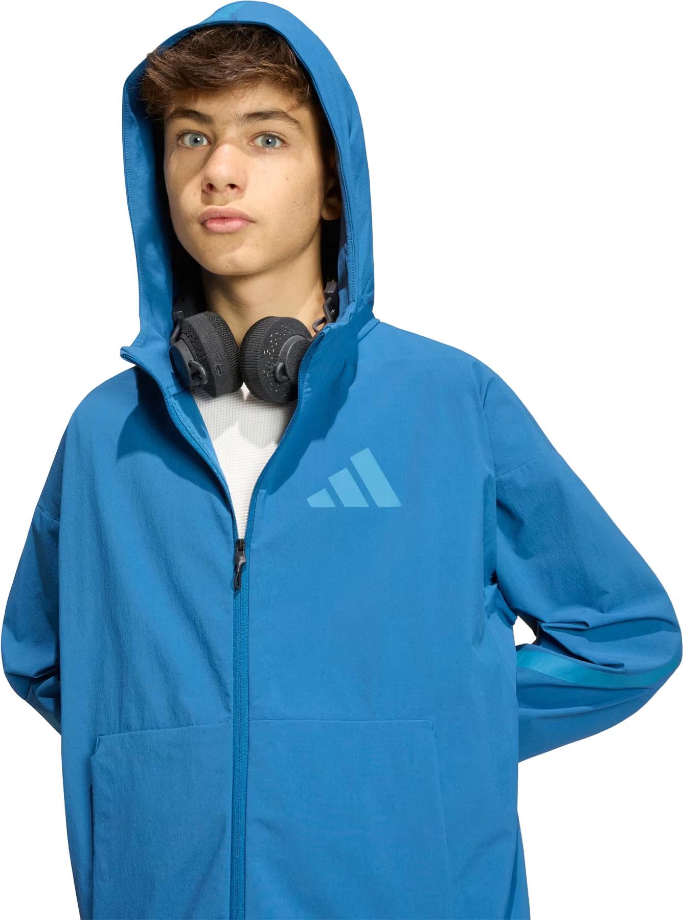 Product gallery image number 3 for product Z.N.E. Woven Travel Cover Up Track Top - Junior